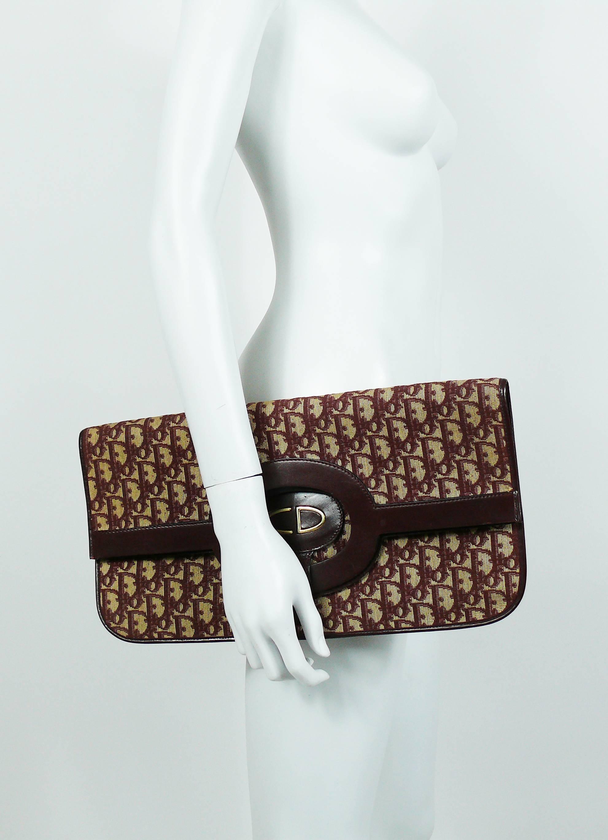 christian dior vintage canvas bag