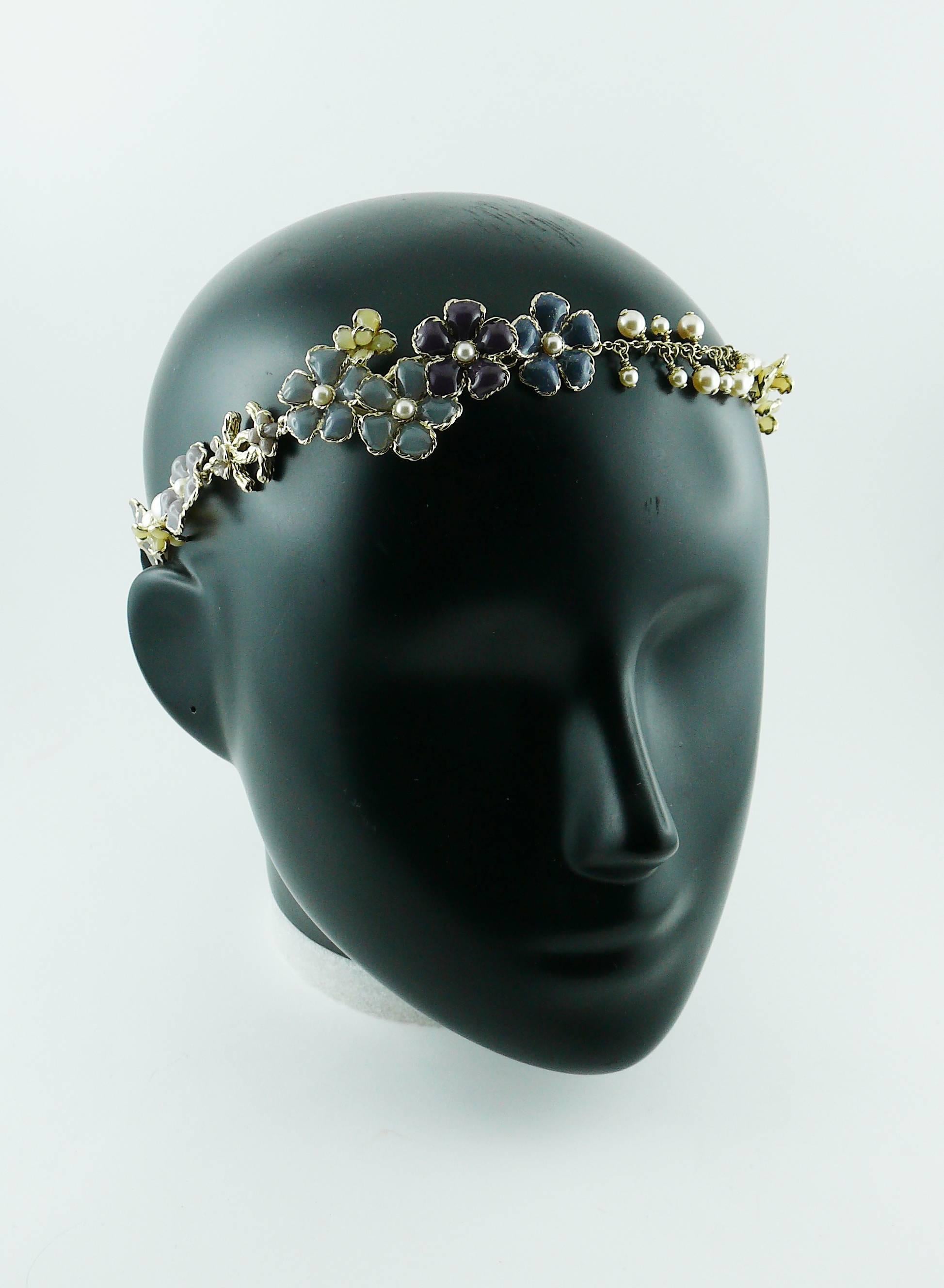 Women's Chanel Rare Flower and Pearl Headband Cruise 2012/2013