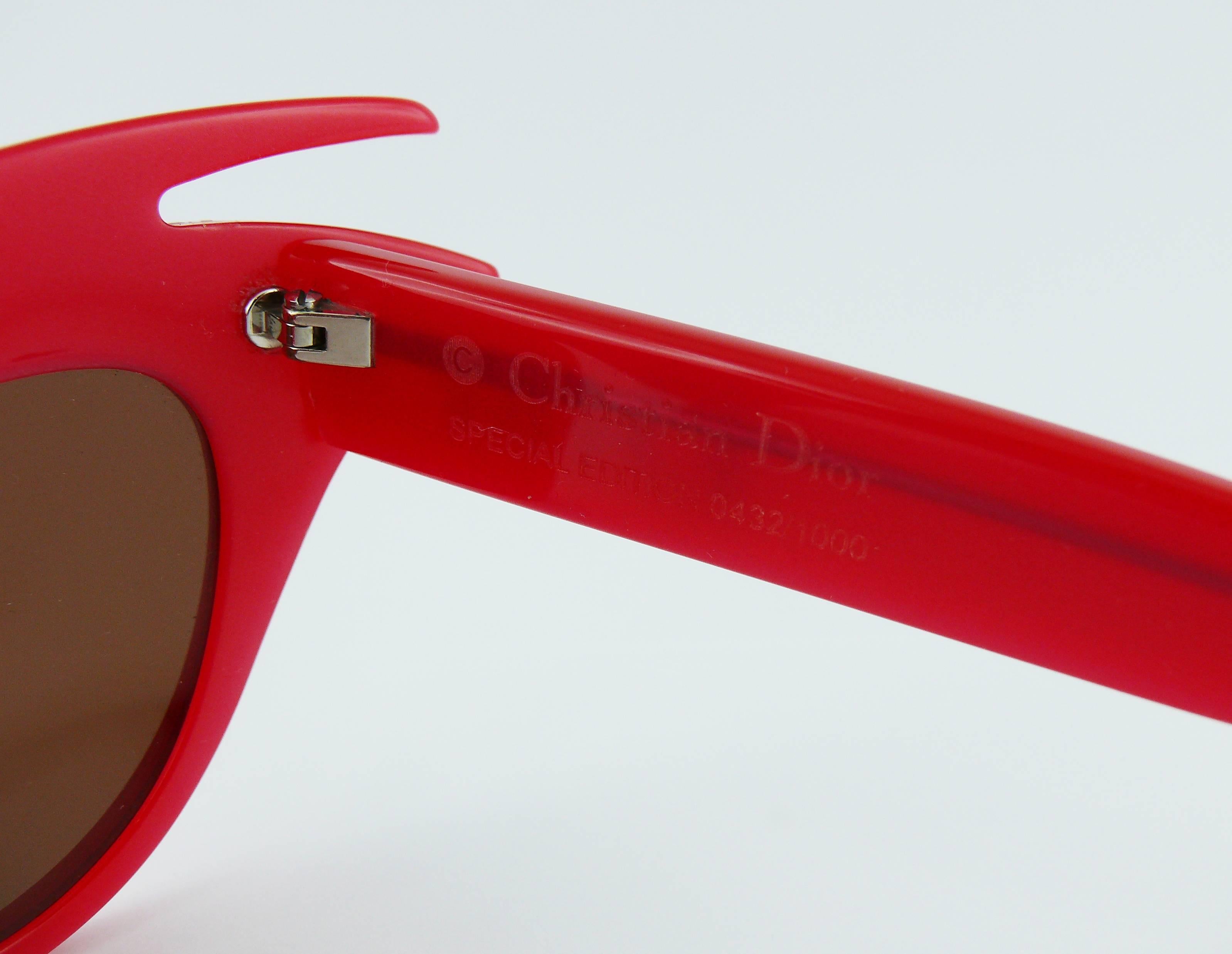 Christian Dior Miss Dior Cherie Limited Edition Raspberry Red Sunglasses 3