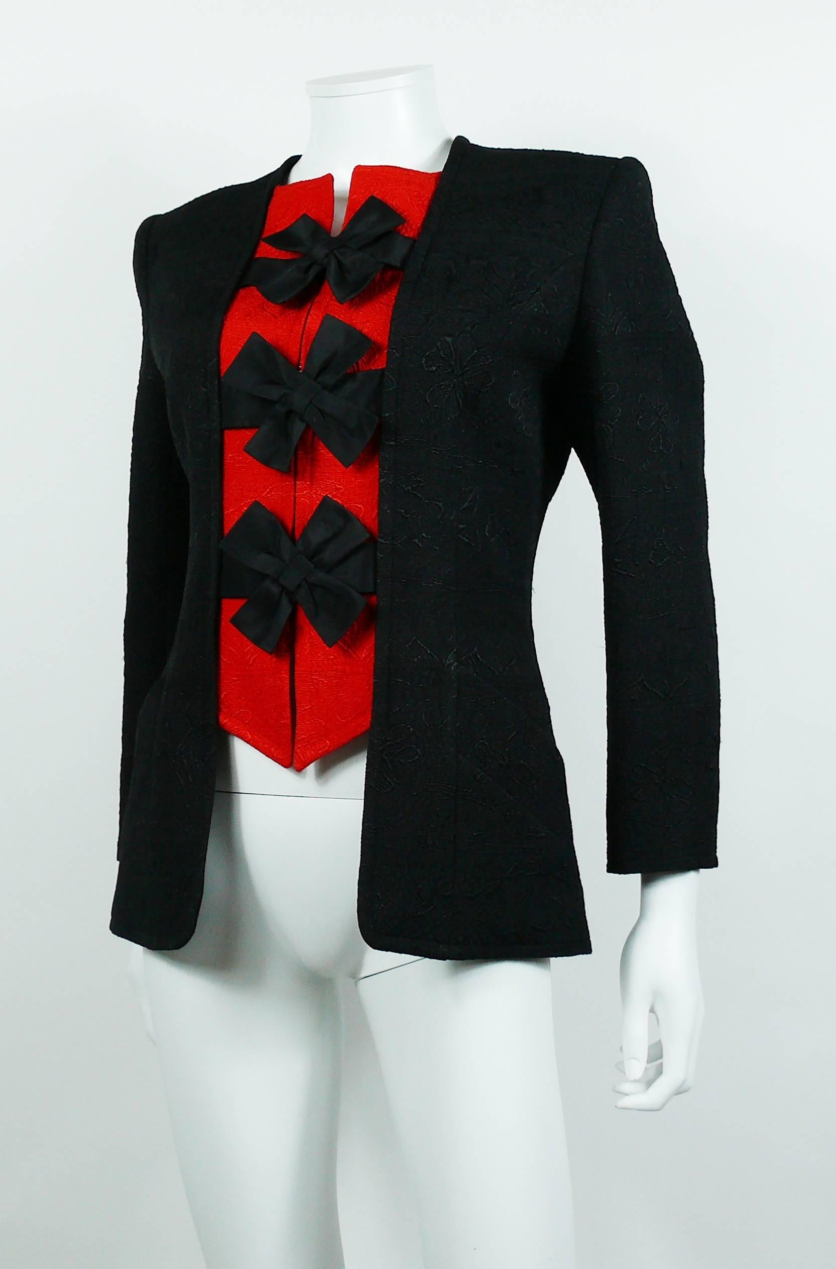 Christian Lacroix Vintage Quilts Bow Jacket 2