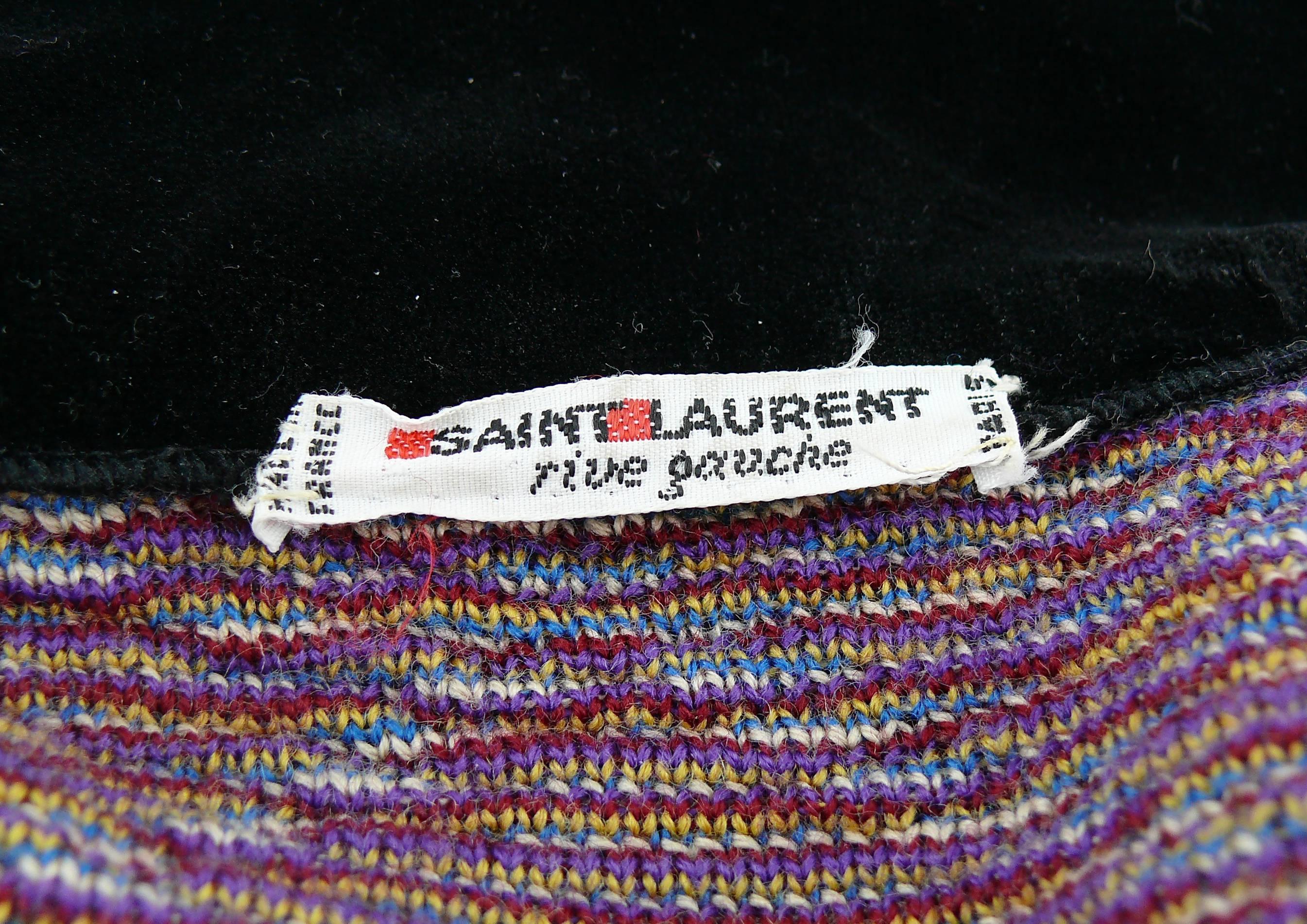 Yves Saint Laurent Rive Gauche YSL Vintage Cardigan Sweater Size FR 38 3