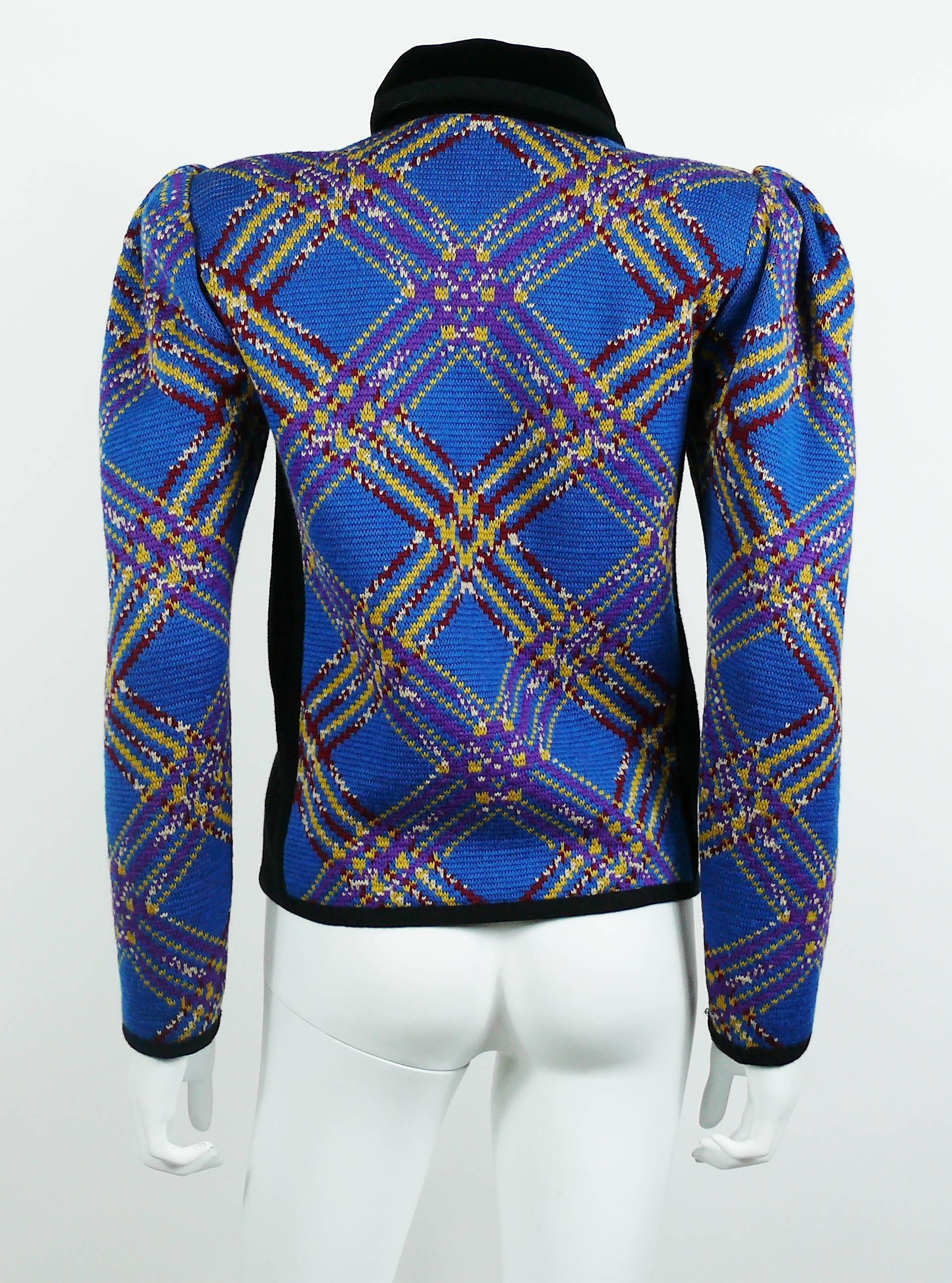 Yves Saint Laurent Rive Gauche YSL Vintage Cardigan Sweater Size FR 38 2