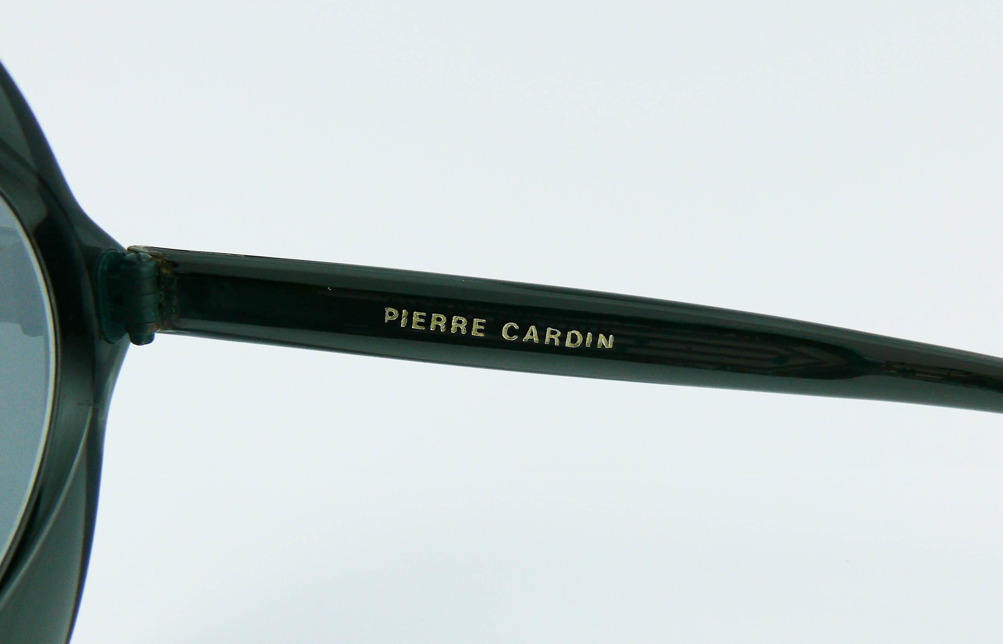 Pierre Cardin Vintage Iconic Kiss Black Sunglasses 2