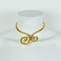 Paloma Picasso Collier ras du cou vintage Tentations ton sur ton