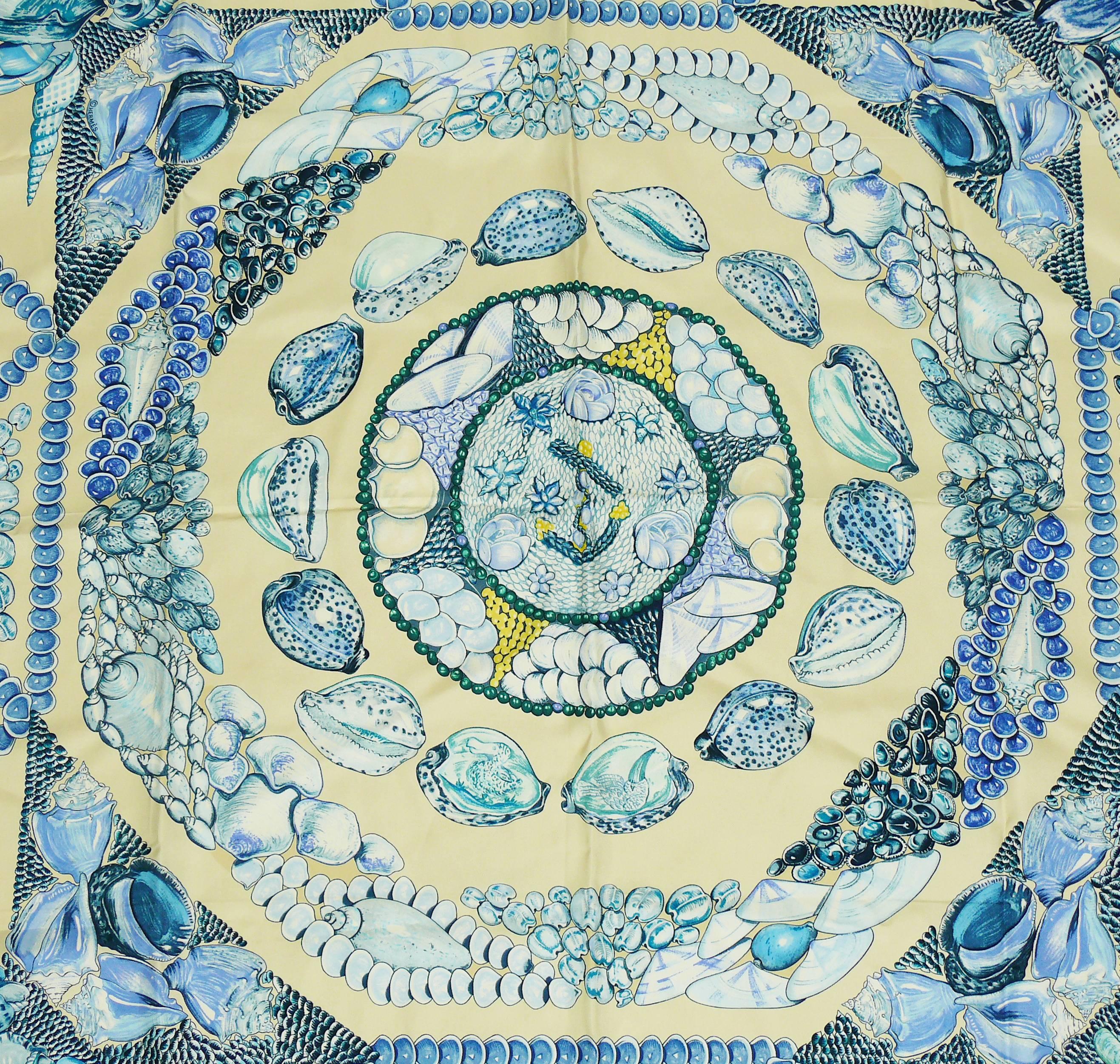 HERMES silk carre scarf 