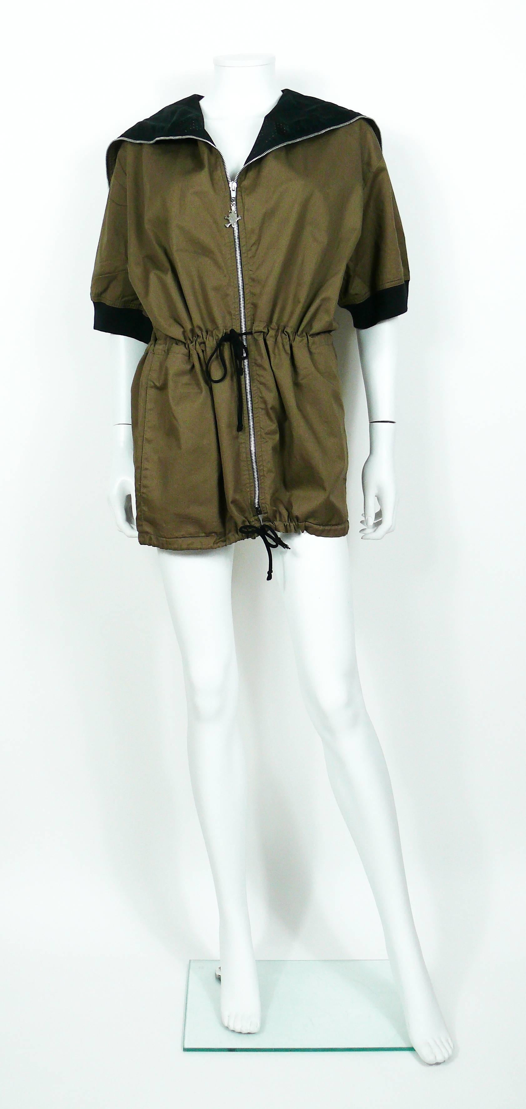 JEAN PAUL GAULTIER vintage cotton anorak jacket.

This jacket features :
- Large 