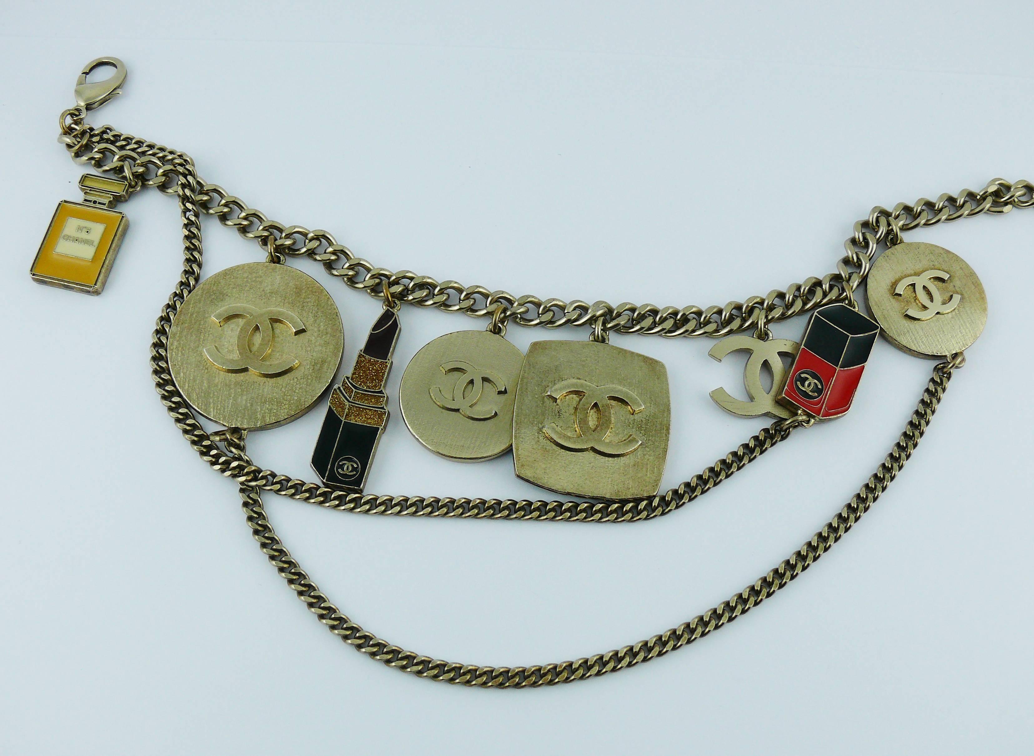 Women's Chanel Rare Fall 2004 Make-Up Charm Runway Belt Necklace