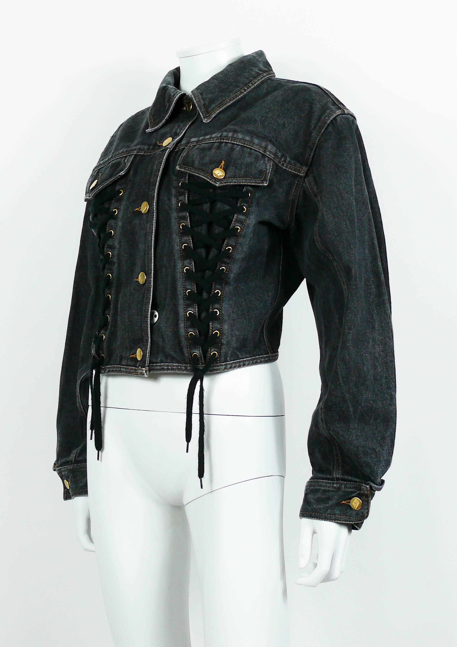 corset denim jacket