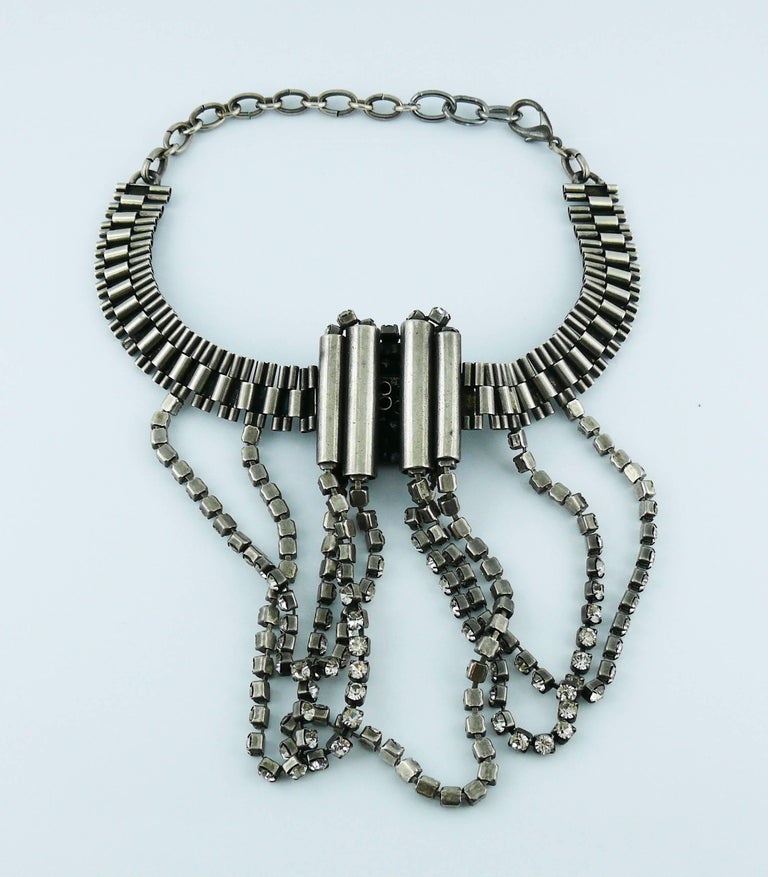 Jean Paul Gaultier Vintage Demon Dog Collar Necklace at