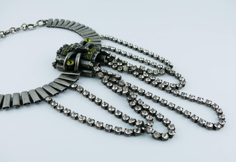 Jean Paul Gaultier Vintage Demon Dog Collar Necklace at