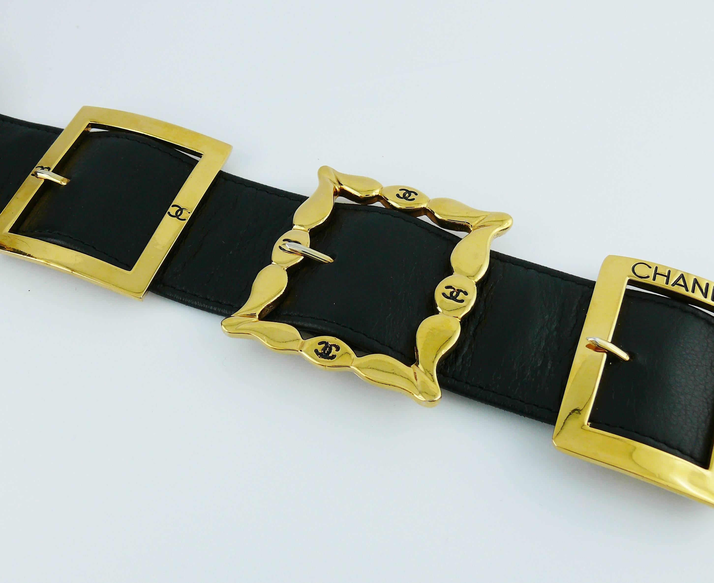 chanel buckle belt