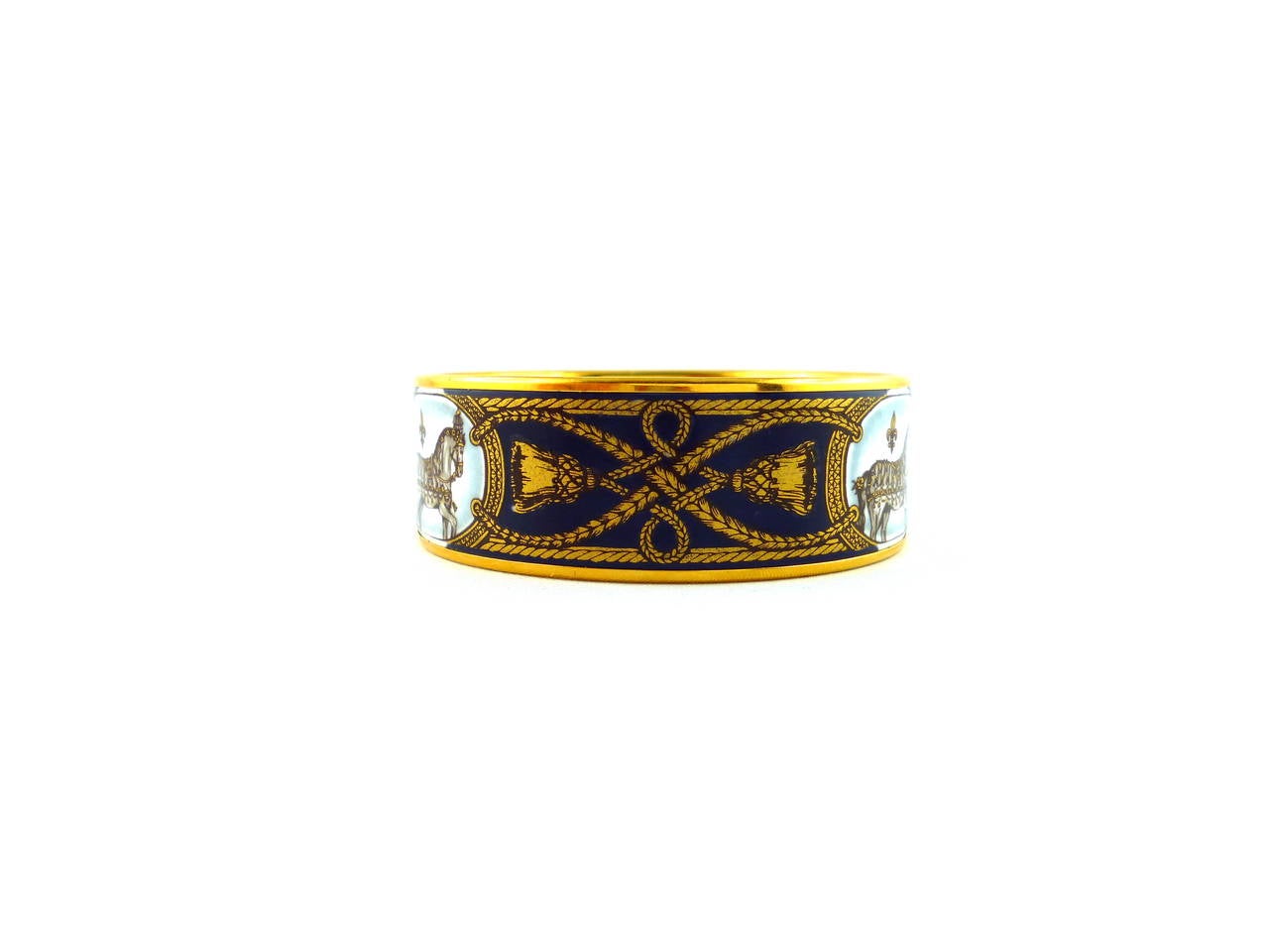 Women's Hermes Vintage Grand Apparat Enamel Bracelet