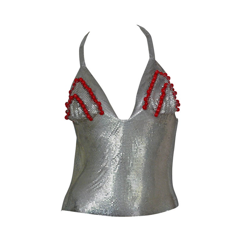 (rabanne ) メタルメッシュベストトップス ICONIC PACO RABANNE Metal Mesh Top | eBay