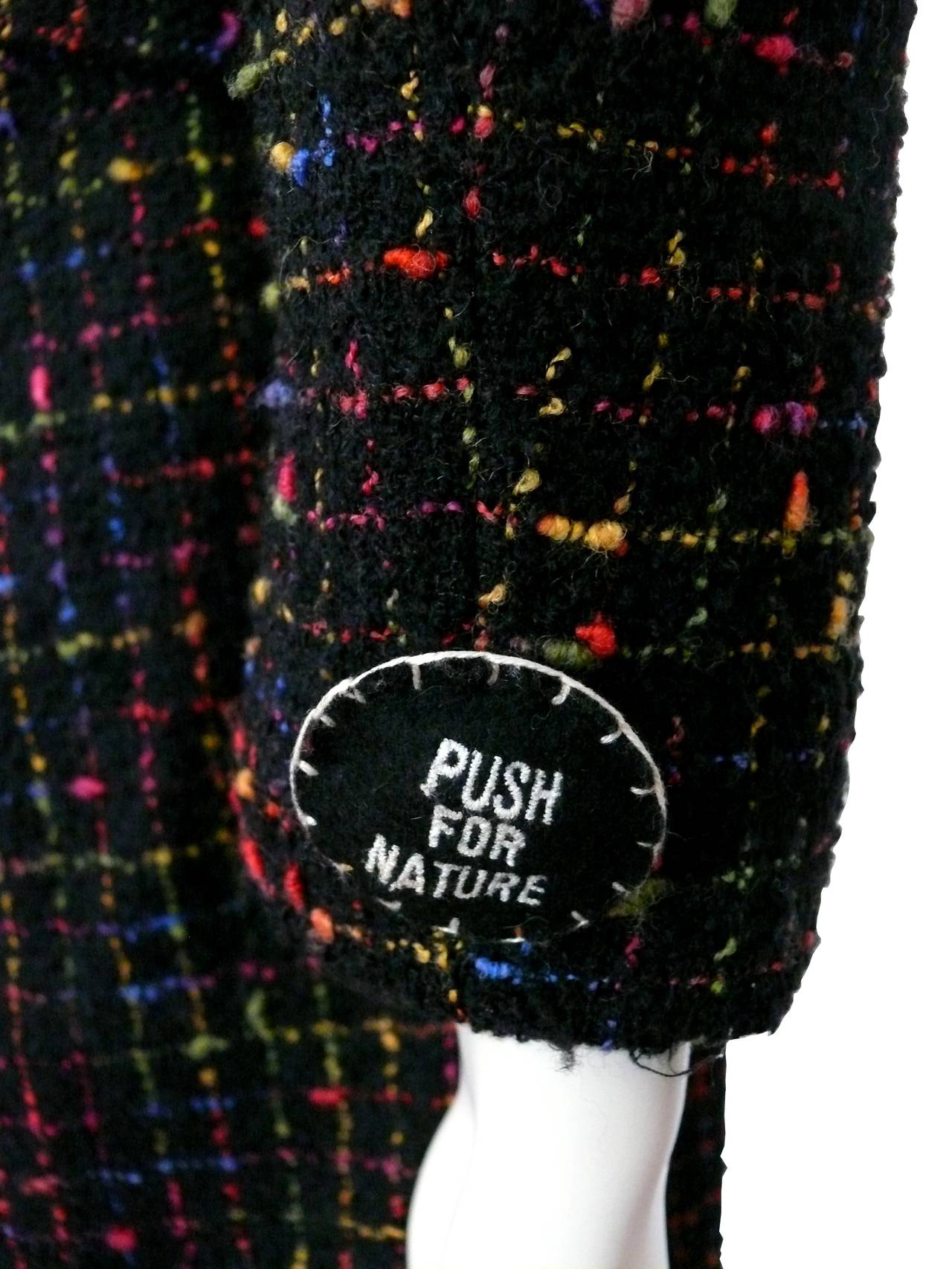 Moschino Vintage Multicolored Tweed Suit 