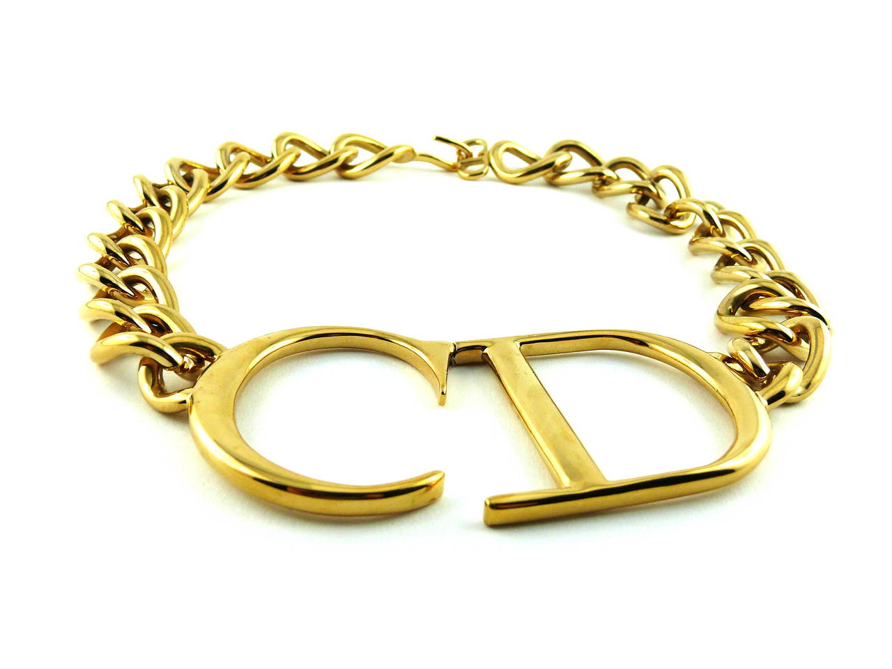 monogram choker necklace