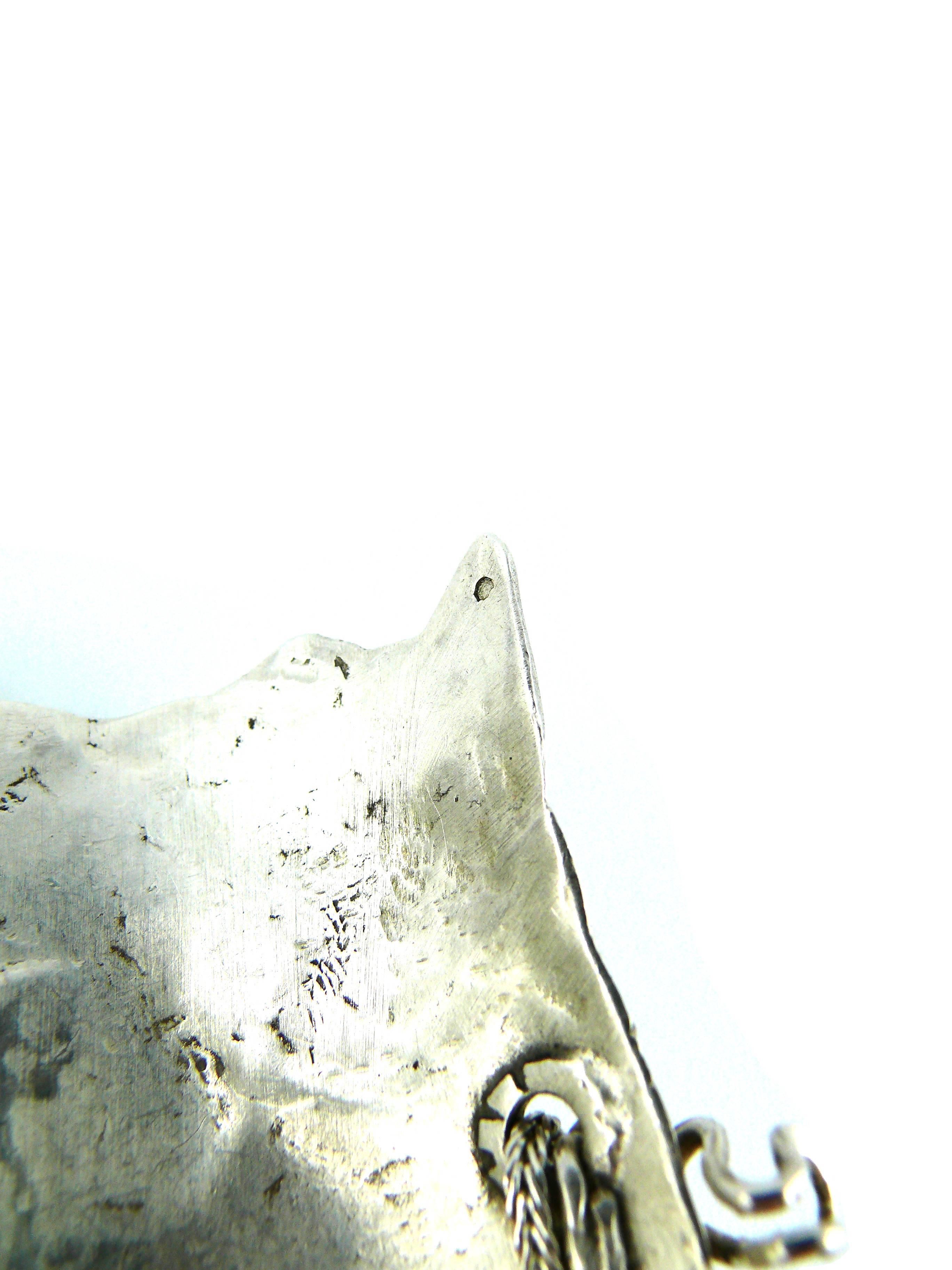 Jean Paul Gaultier Rare Sterling Silver Iconic Corset Cuff Bracelet 2