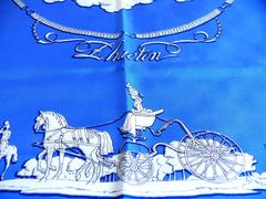 Hermes Collectable Rare Vintage Silk Scarf Carre "Phaeton" by Ledoux