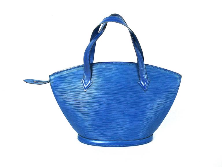 Louis Vuitton Handbag Blue White at 1stDibs
