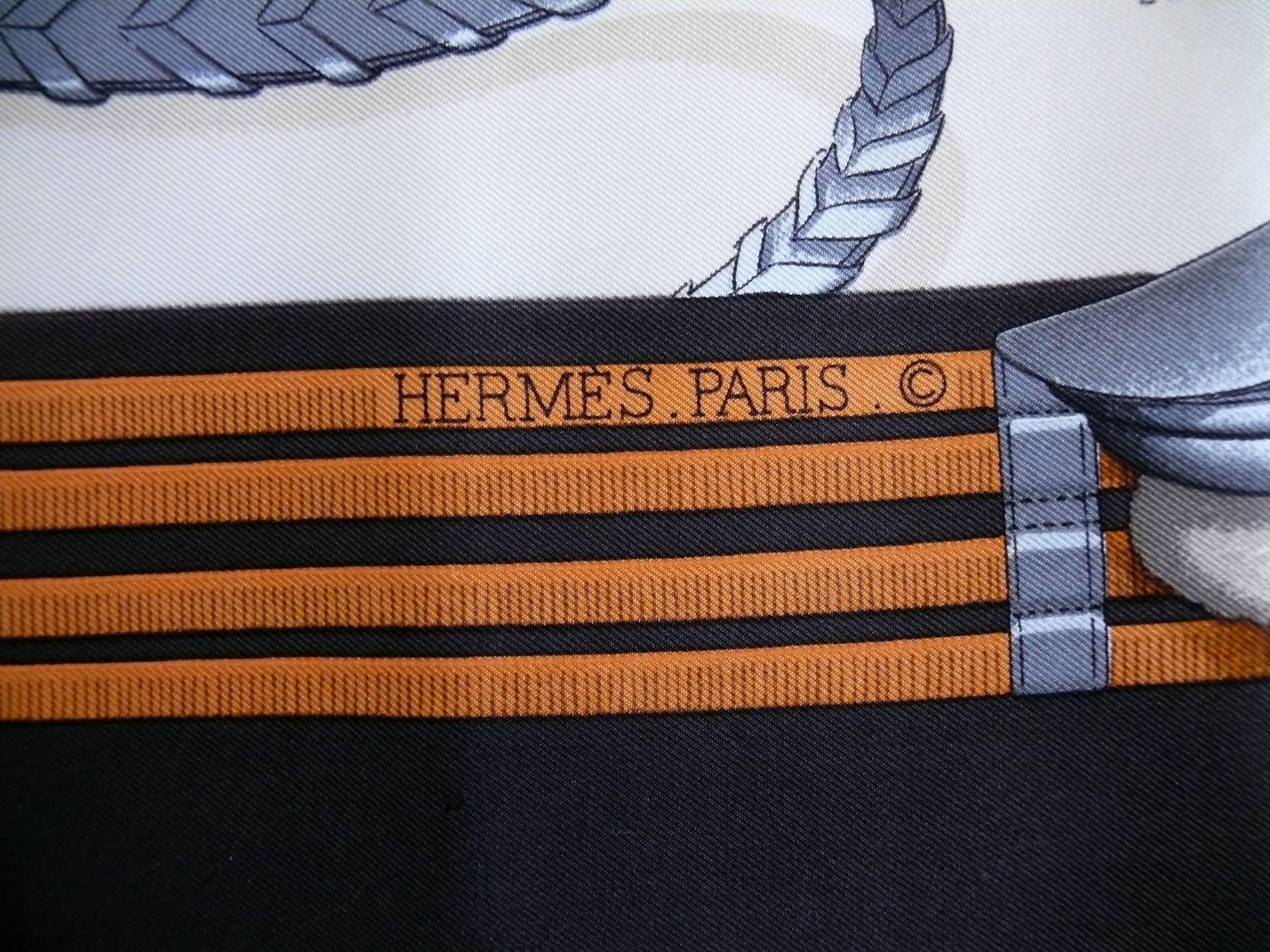 Hermes Silk Carre Scarf 