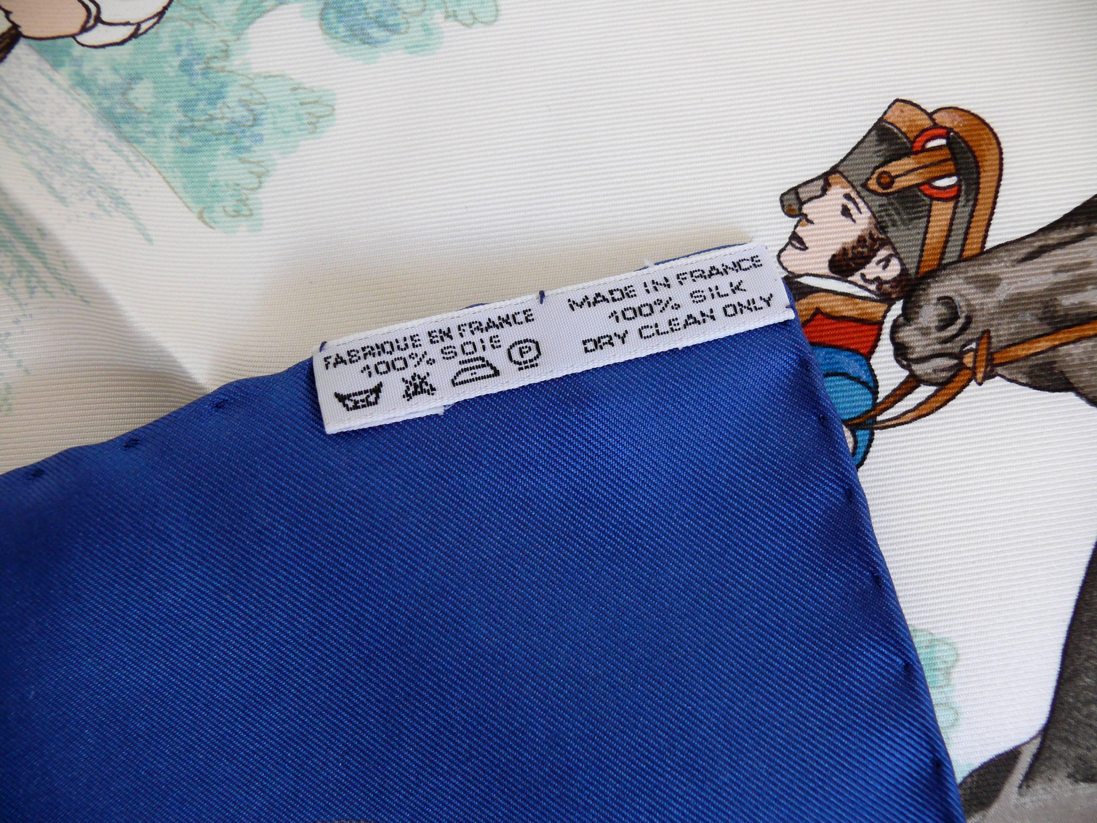 Hermes Seidenschal Carre Pferd Druck 