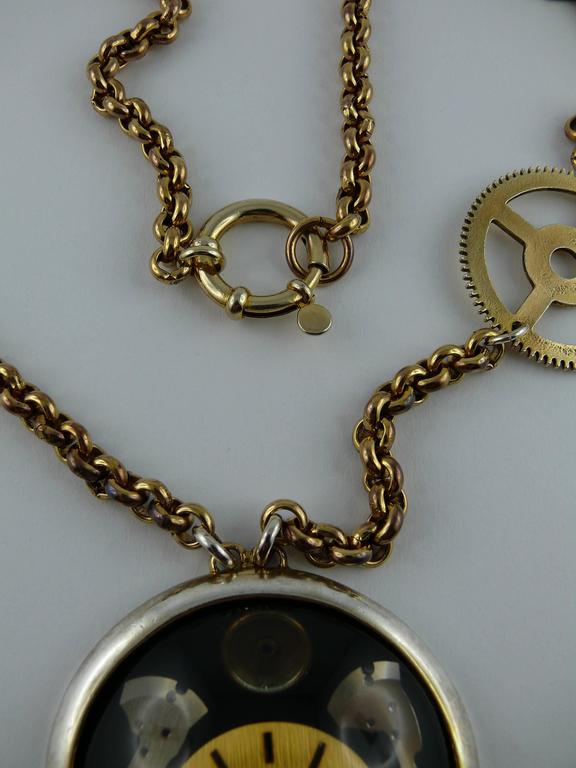 Jean Paul Gaultier Vintage Rare Collectable Steampunk Watch Necklace ...