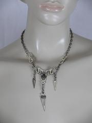 Jean Paul Gaultier Vintage Celtic Design Enamel Necklace