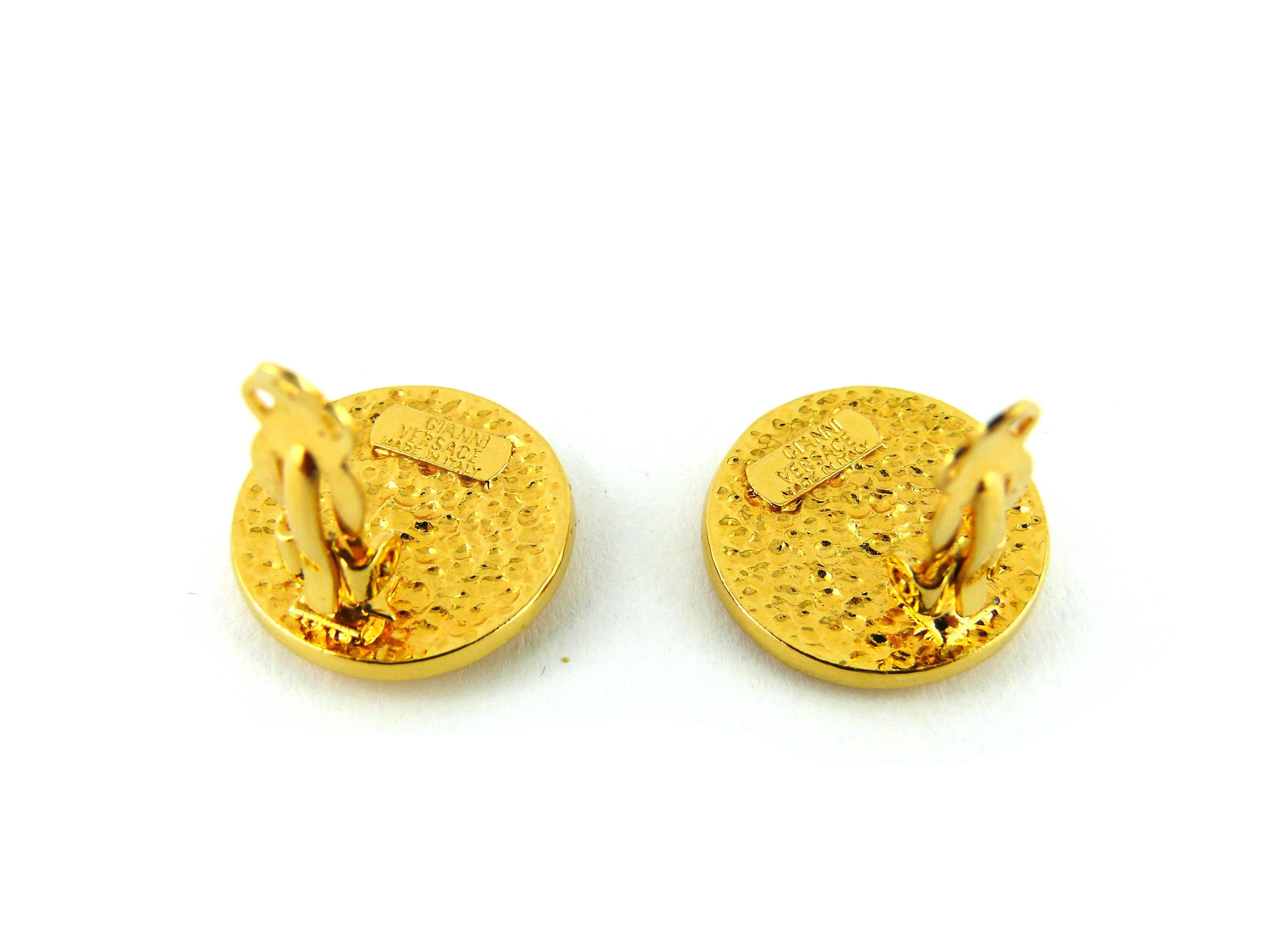 versace vintage earrings