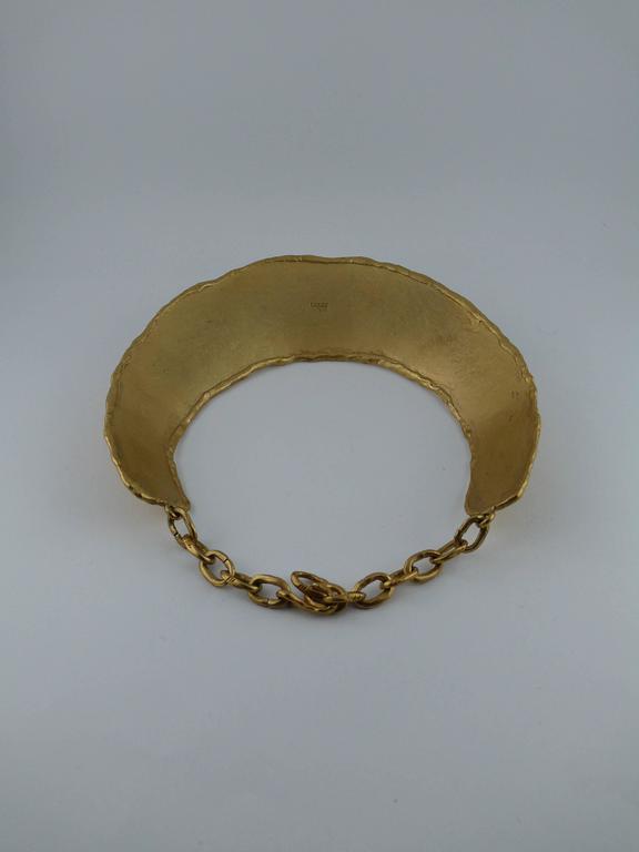 Biche de Bere Paris Vintage Brutalist Collar Necklace For