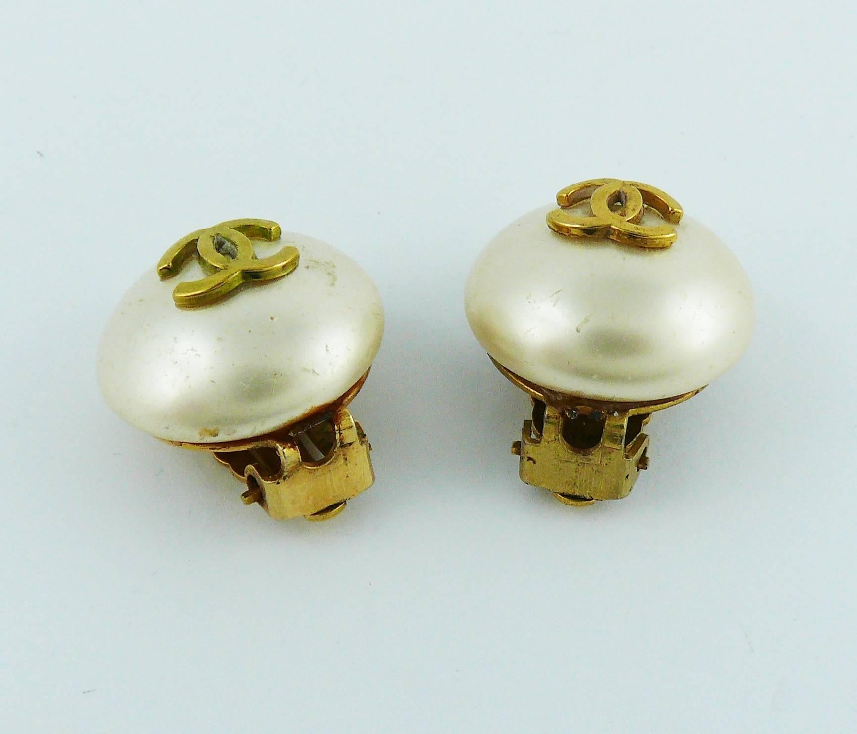 jumbo pearl earrings