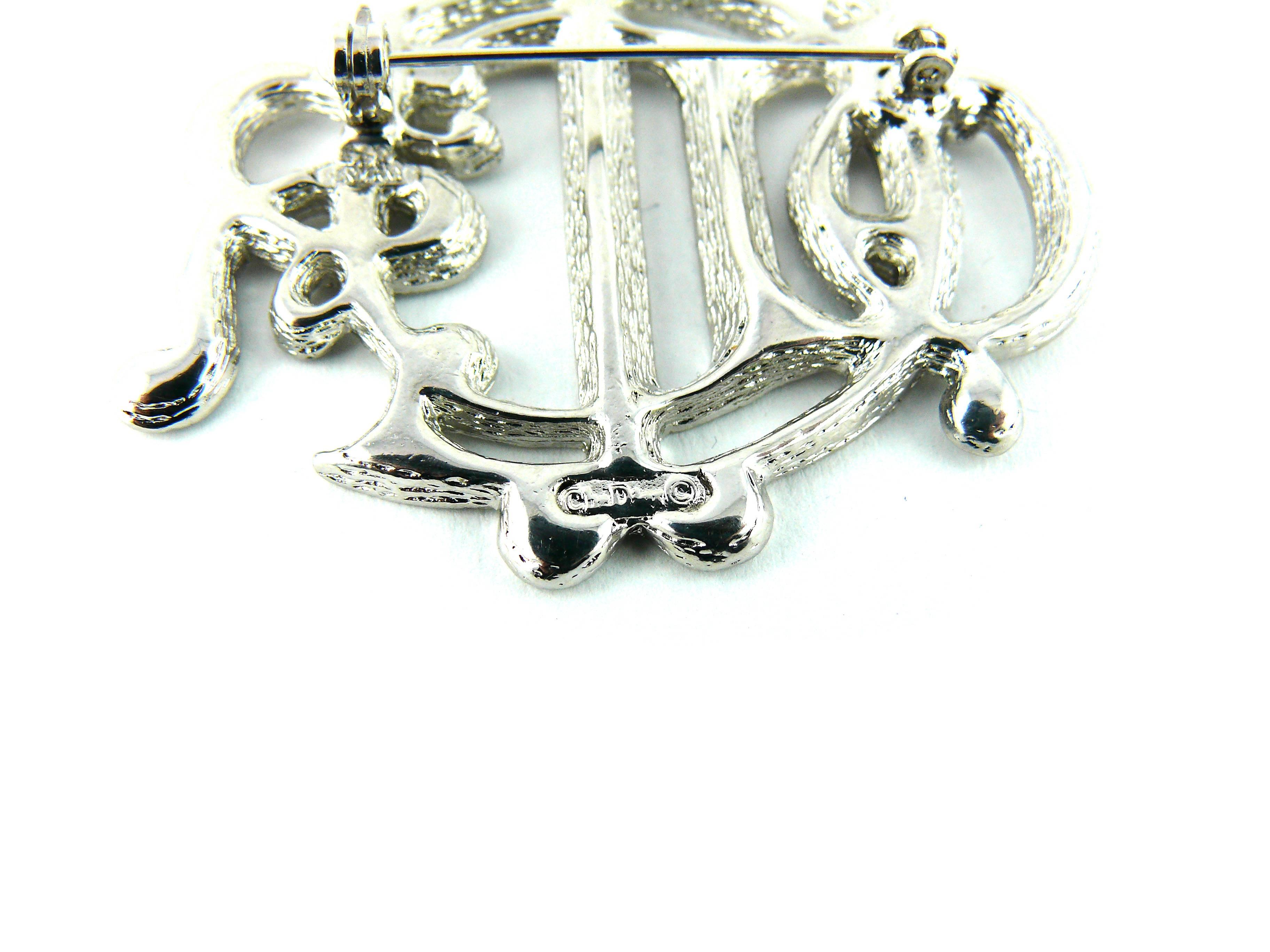 Women's Christian Dior Insigna Diamante Brooch