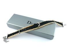Christian Dior by John Galliano Pearl and Leather Collier de Chien Choker