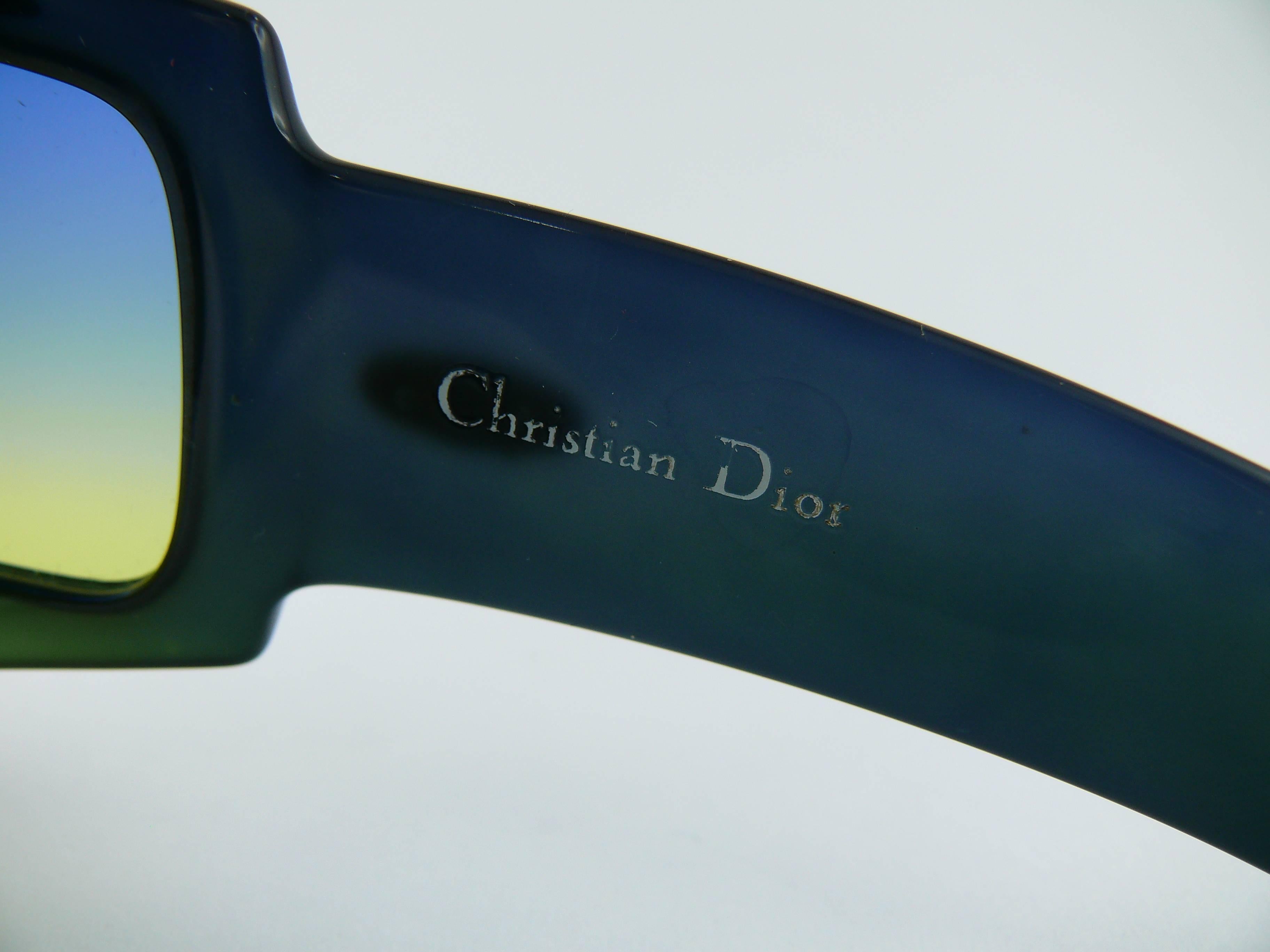 Christian Dior Vintage Rare Space Age Oversized Sunglasses 1