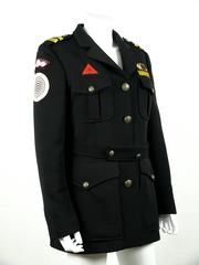 Moschino Vintage Military Style Harmony Wool Jacket