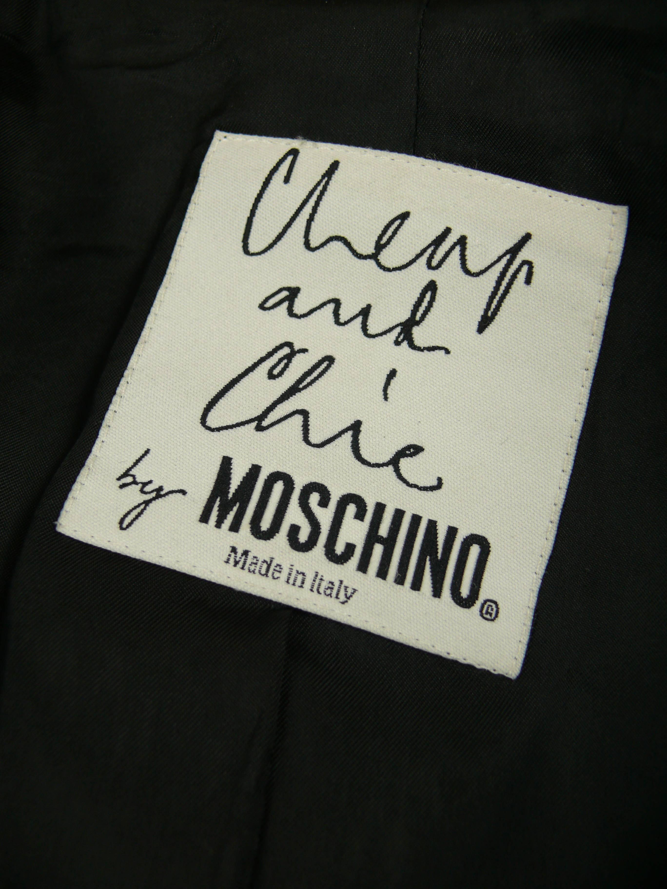 Women's Moschino Vintage Military Style Harmony Wool Jacket  