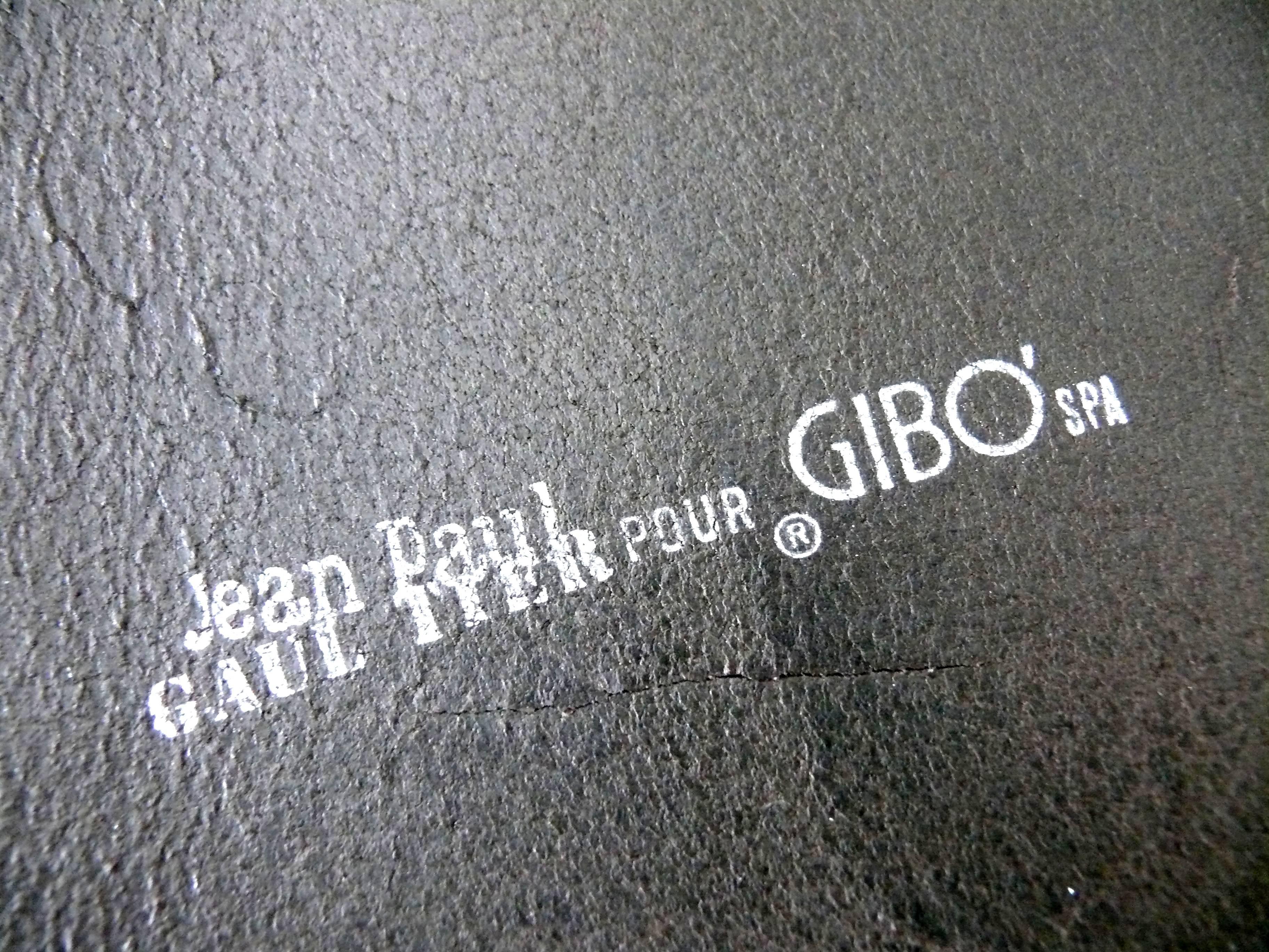 Jean Paul Gaultier Gibo Vintage Rare Wide Black Corset Leather Belt 1