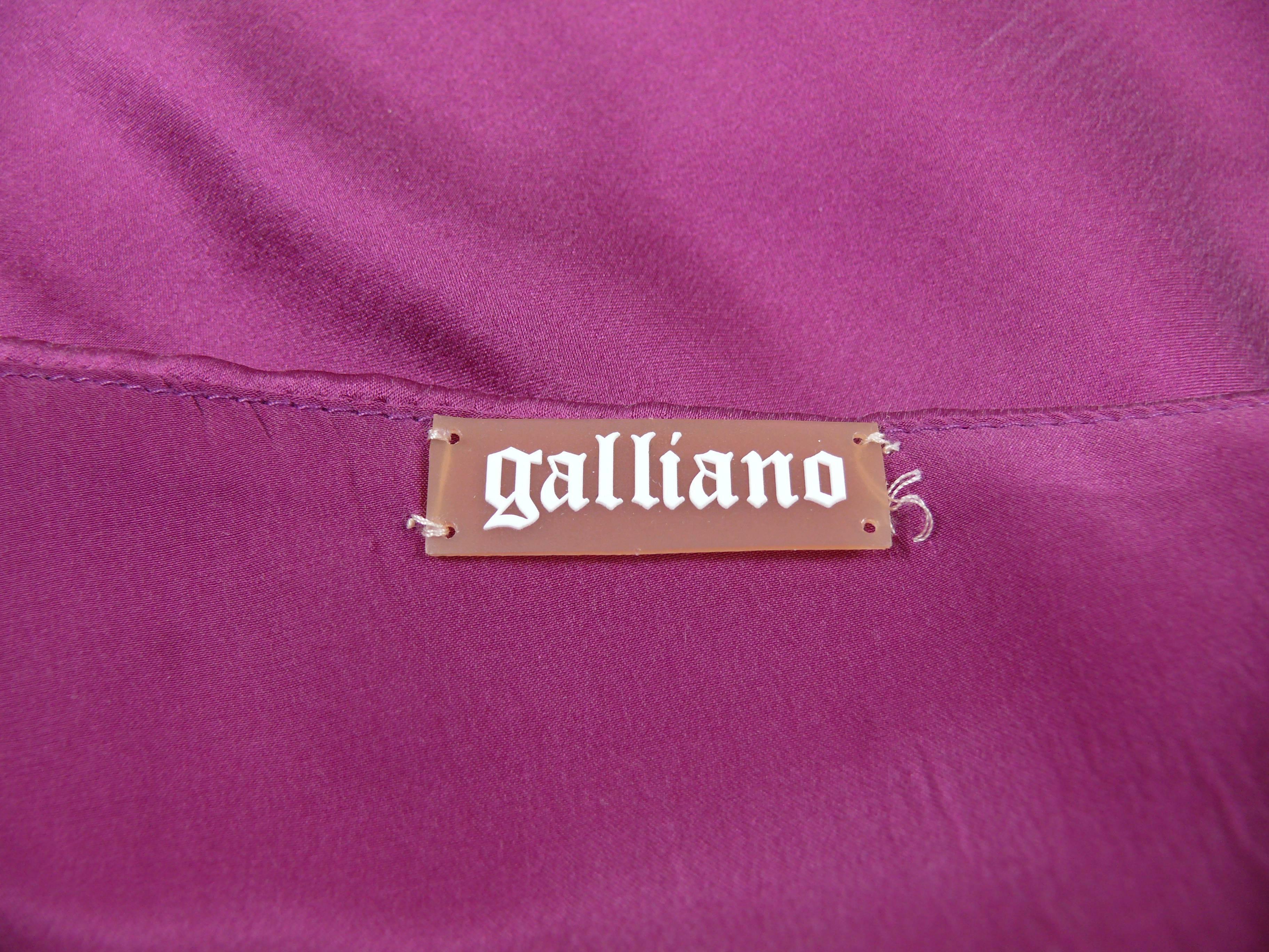 John Galliano Bias Cut Silk Cocktail Dress 1