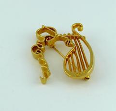 Jean Cocteau Orpheus Brooch