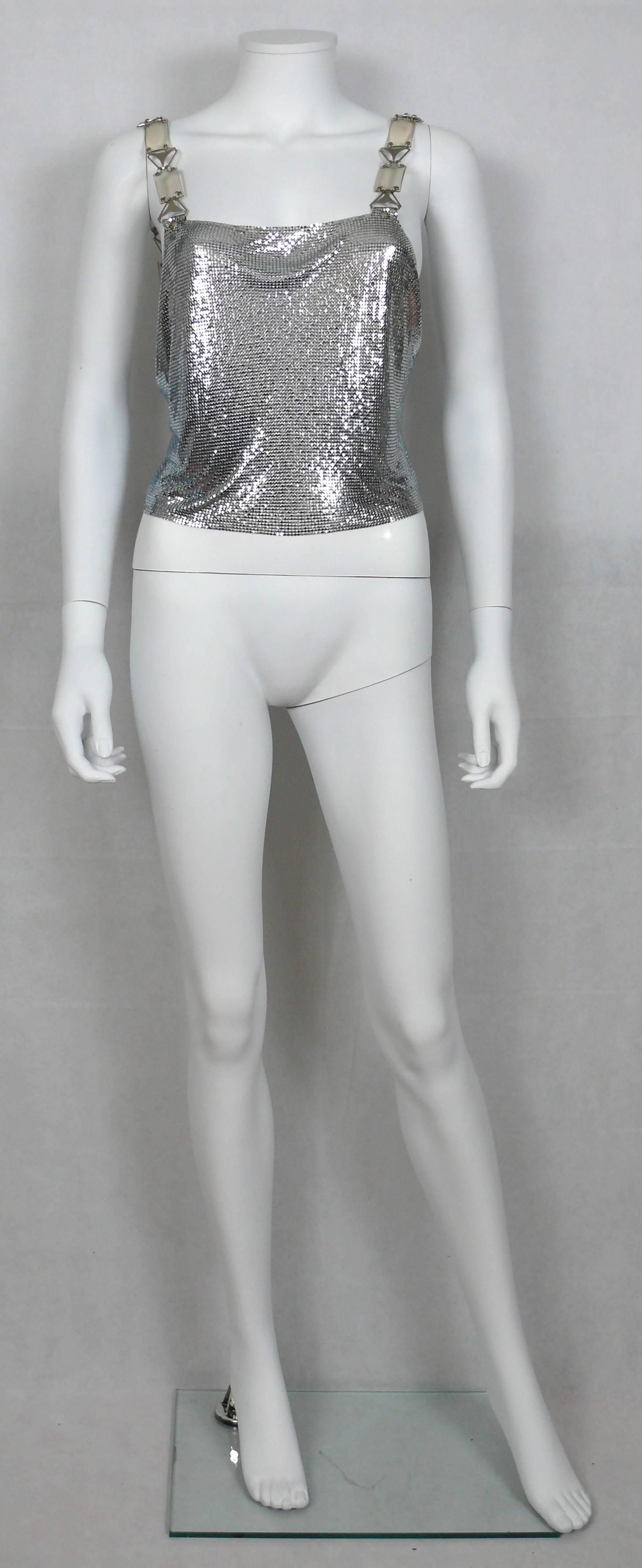 paco rabanne silver top