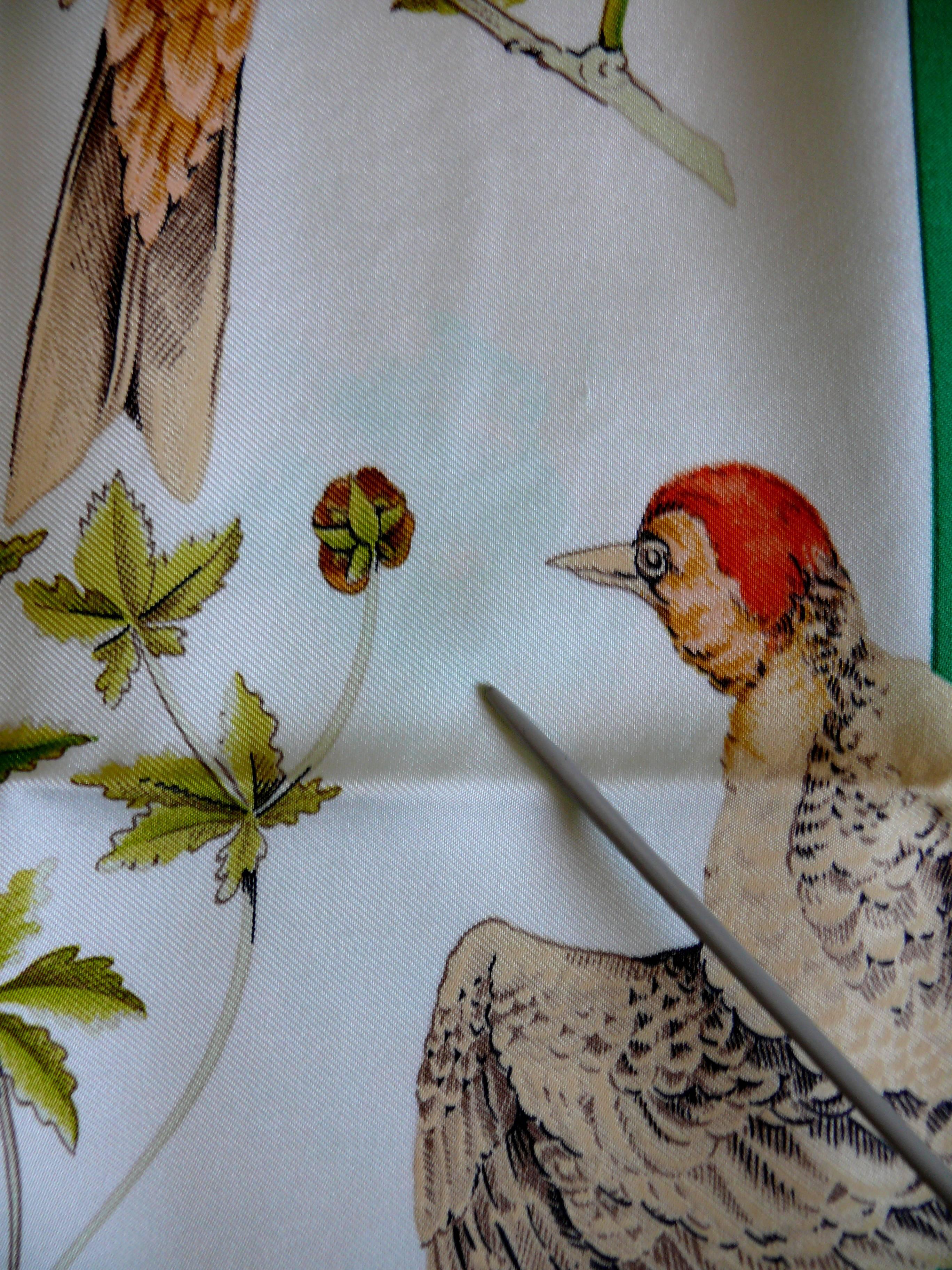 Women's Hermes Vintage 1990s Silk Carre Scarf 