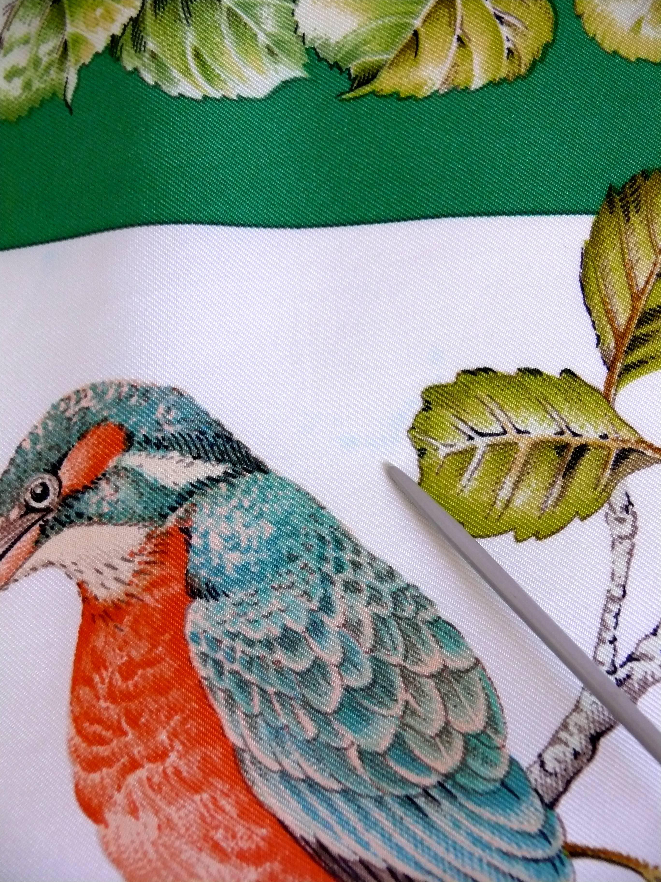 Hermes Vintage 1990s Silk Carre Scarf 