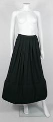 Jean Paul Gaultier Classique Vintage 1990s Rare Black Padded Skirt