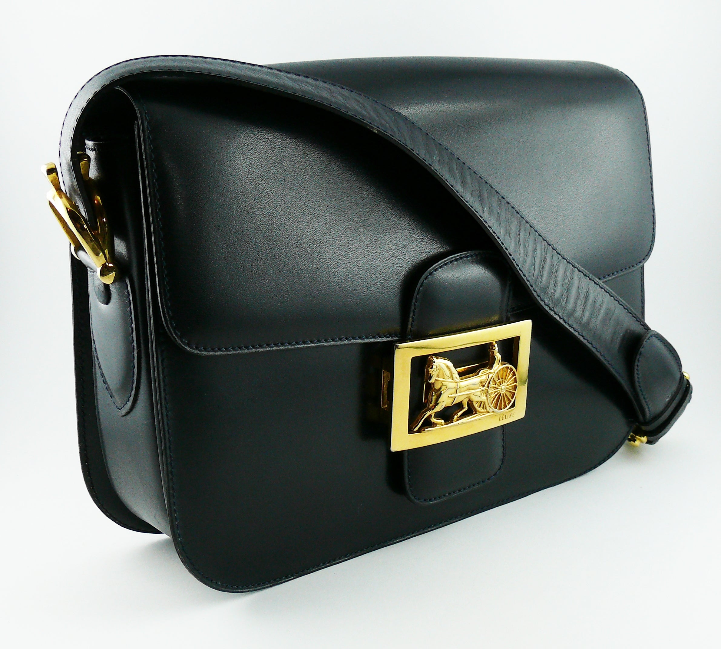 celine vintage horse carriage bag