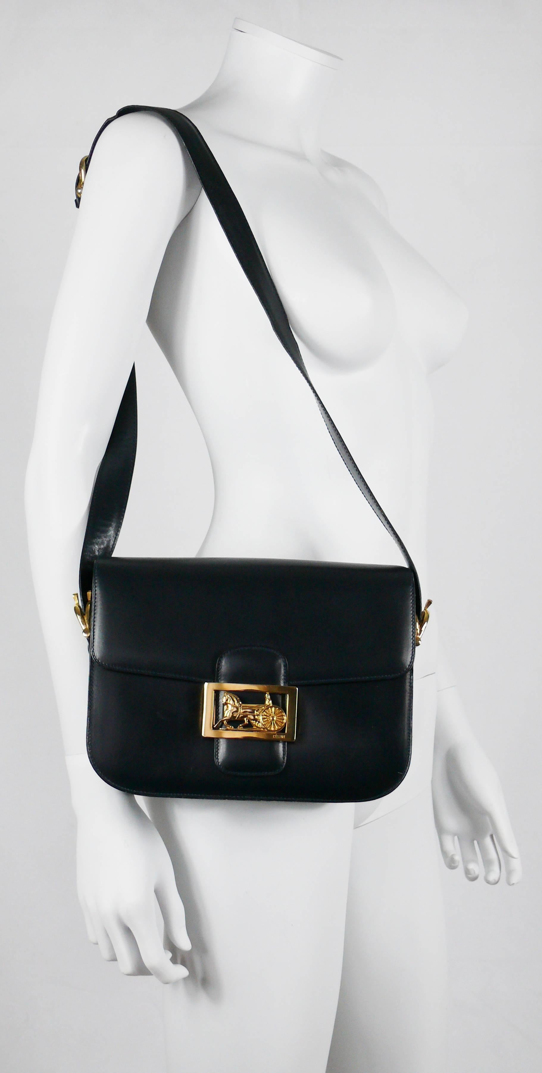 vintage celine horse carriage bag