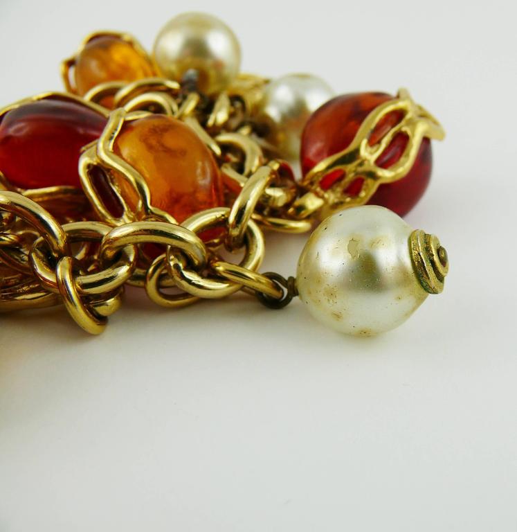 Yves Saint Laurent YSL Vintage Charm Bracelet at 1stDibs ysl charm