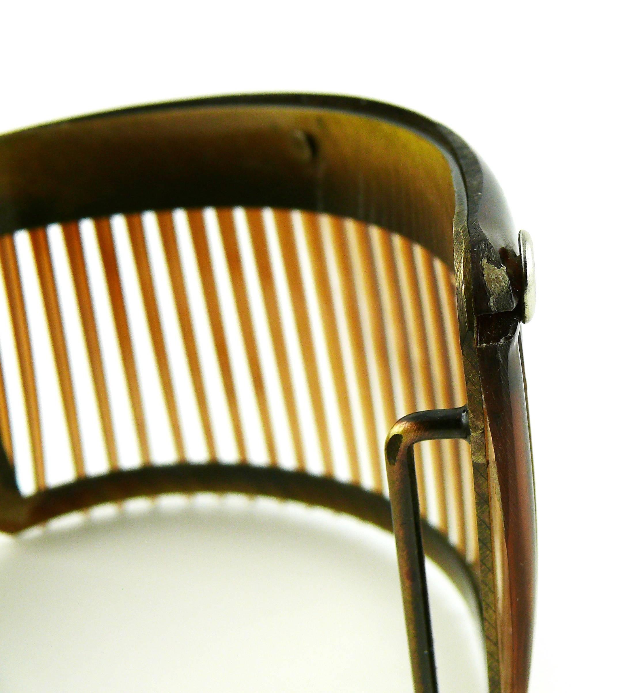 Jean Paul Gaultier Vintage Rare Comb Cage Cuff Bracelet  For Sale 2