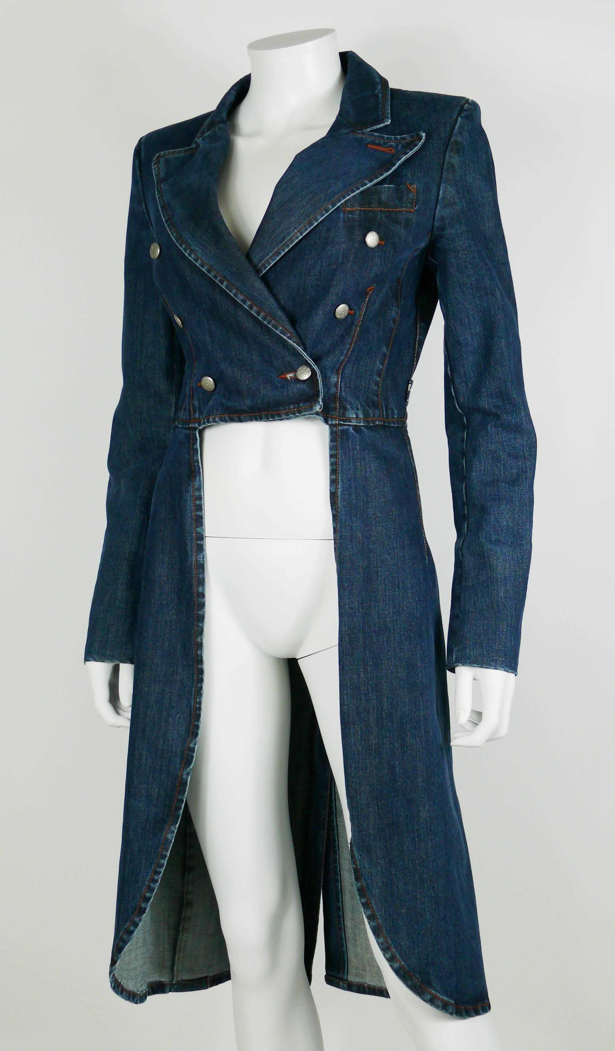 Jean Paul Gaultier Denim Tailcoat 1