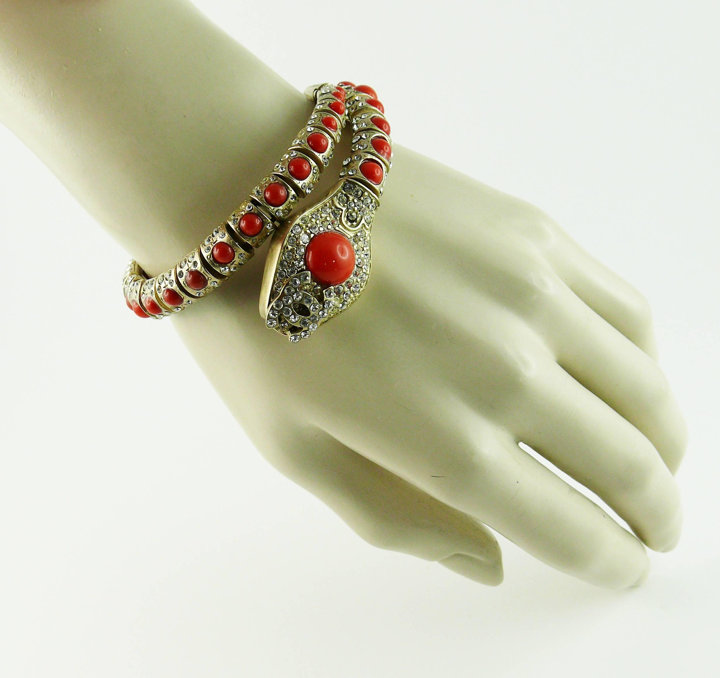 Women's Chanel Jewelled Articulated Snake Bracelet