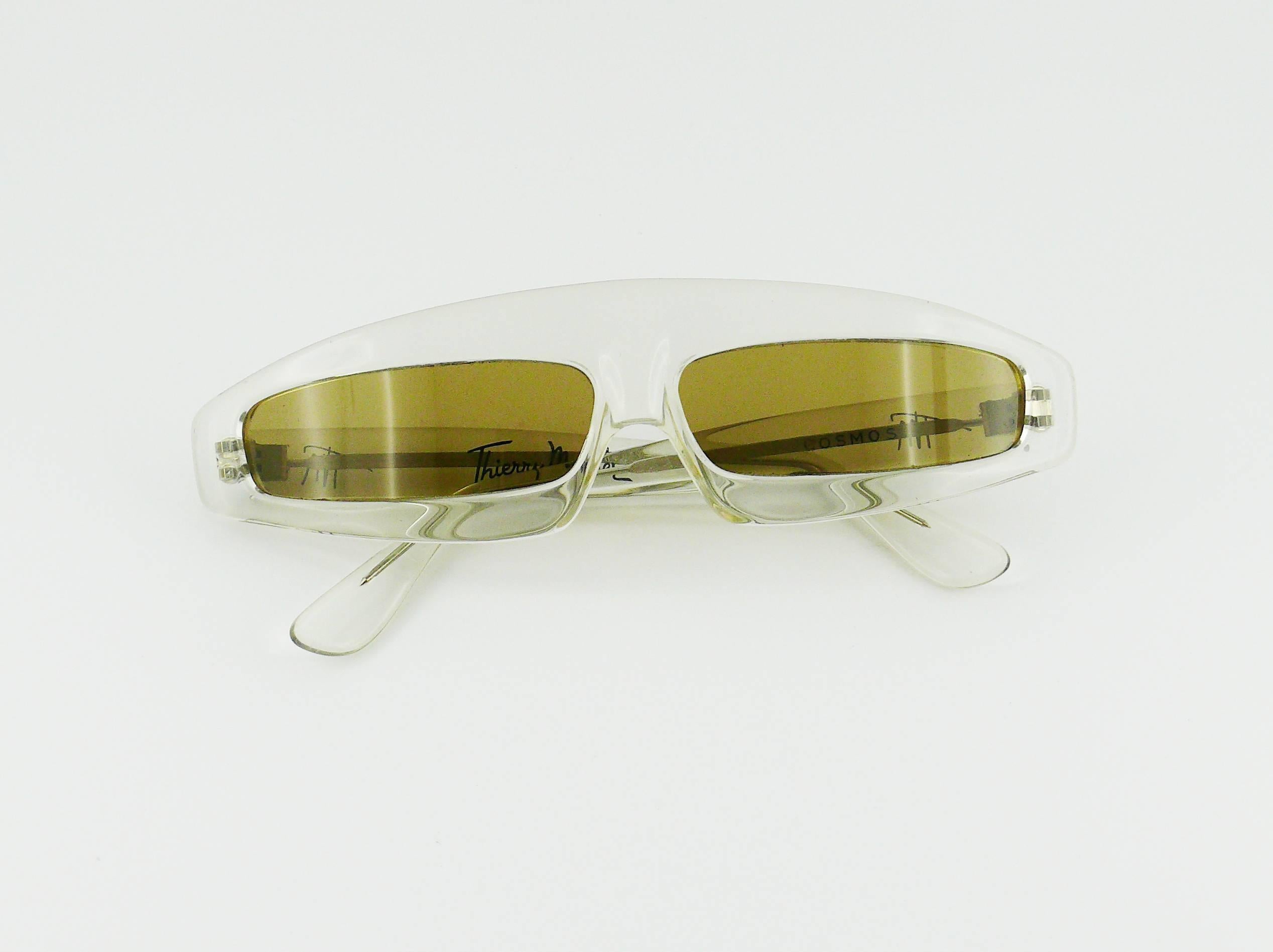 Thierry Mugler Vintage Rare Iconic Cosmos Sunglasses Vogue Paris 1979 In Excellent Condition In Nice, FR