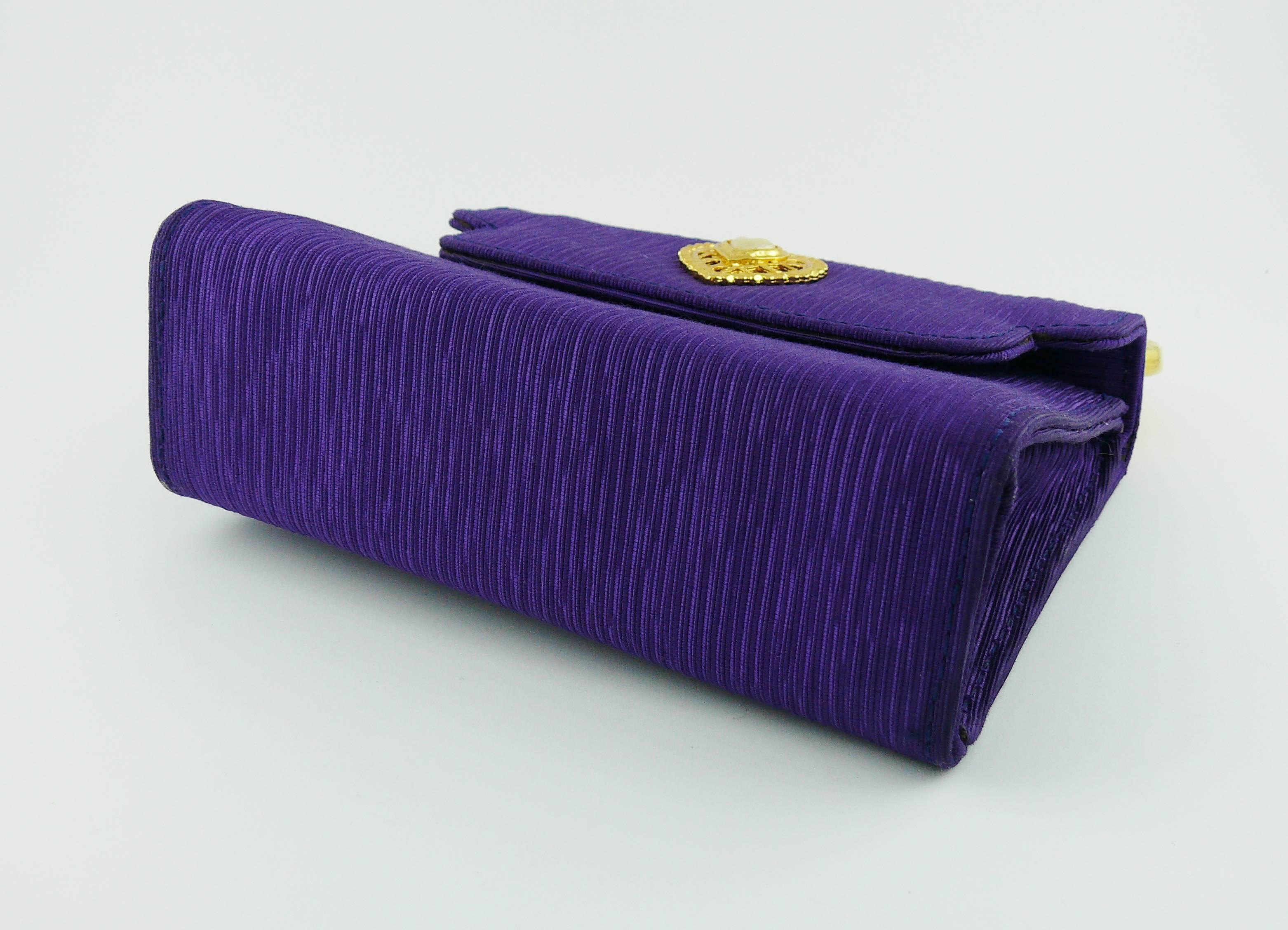 Edouard Rambaud Vintage Purple Evening Bag   2