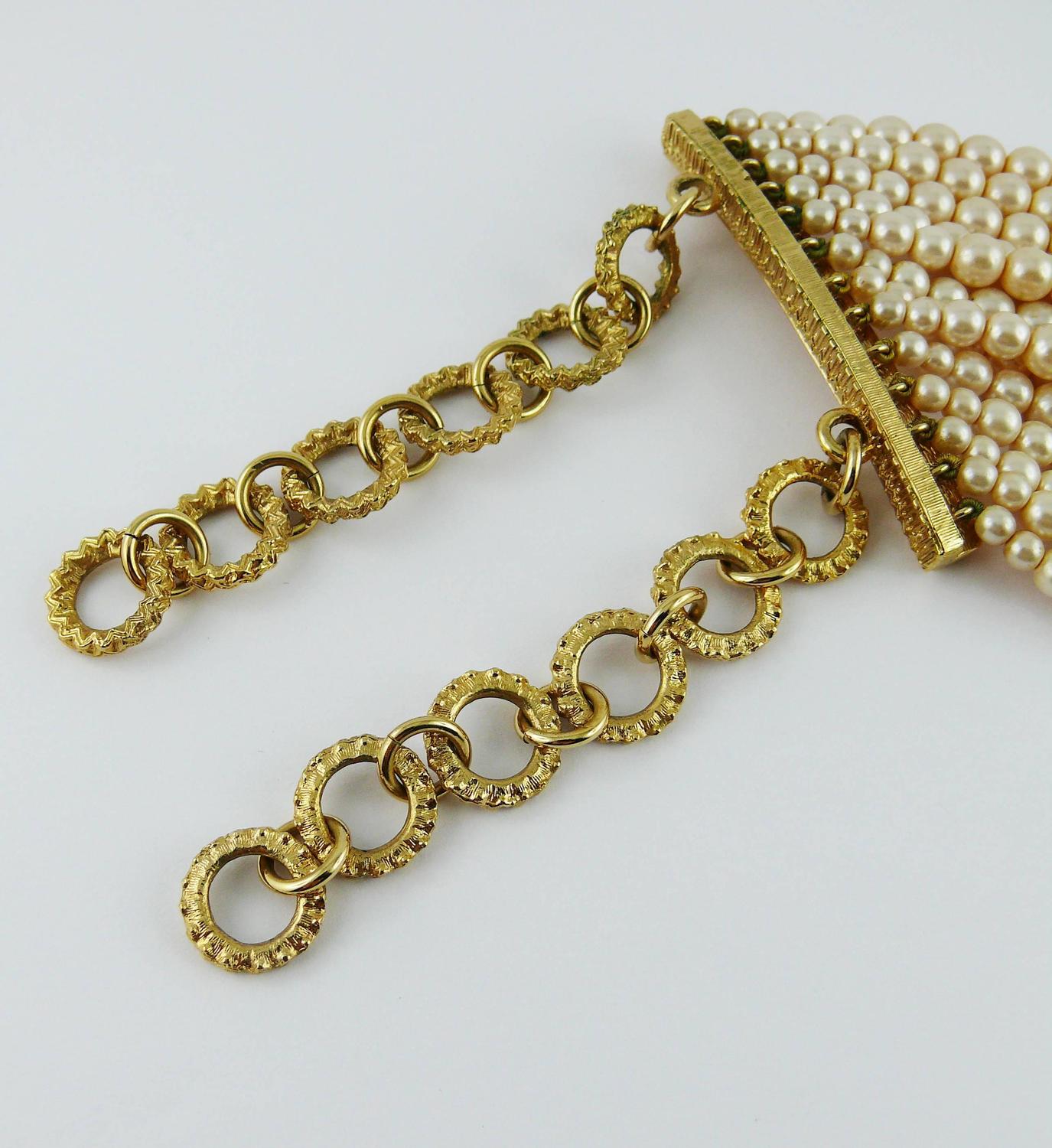 Christian Dior Iconic Multi Strand Edwardian Inspired Pearl Choker